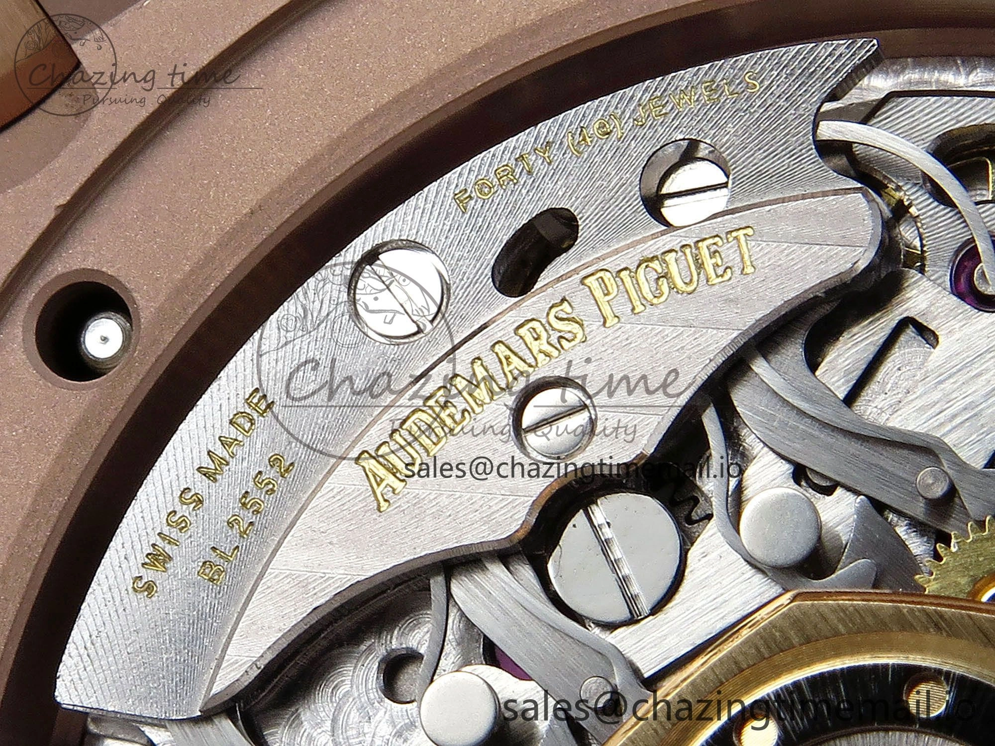 NewStyle Royal Oak Chrono 26240 APSF 1:1 Best Edition Blue RG Dial on RG Bracelet SA4401 Super Clone 4235