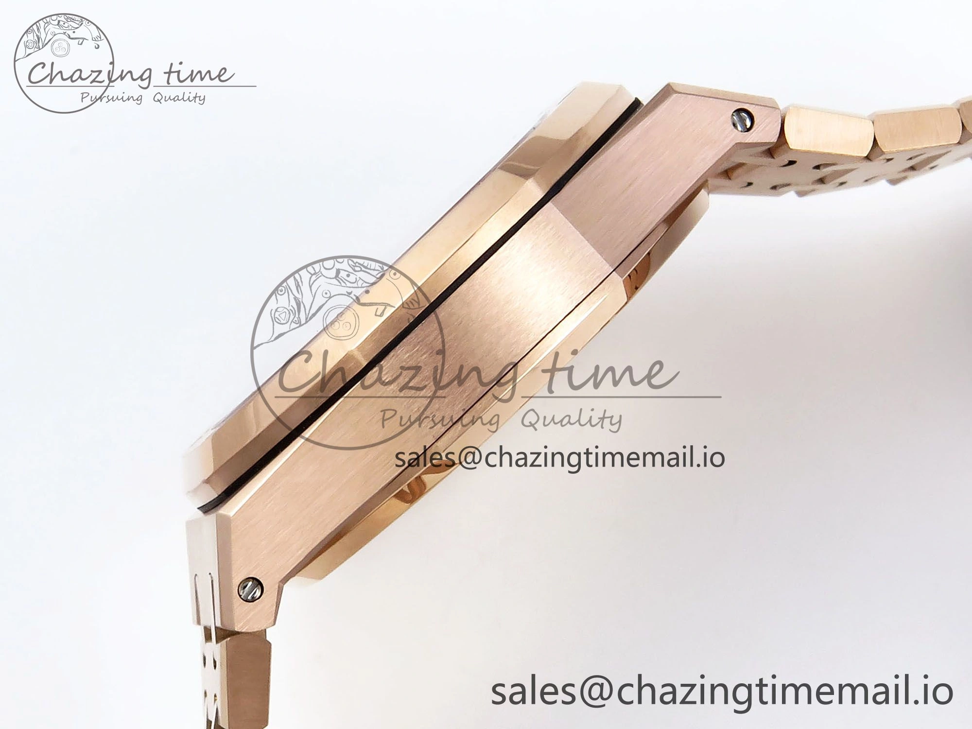 Affordable Royal Oak Chrono 26240 APSF 1:1 Best Edition Brown RG Dial on RG Bracelet SA4401 Super Clone 4233