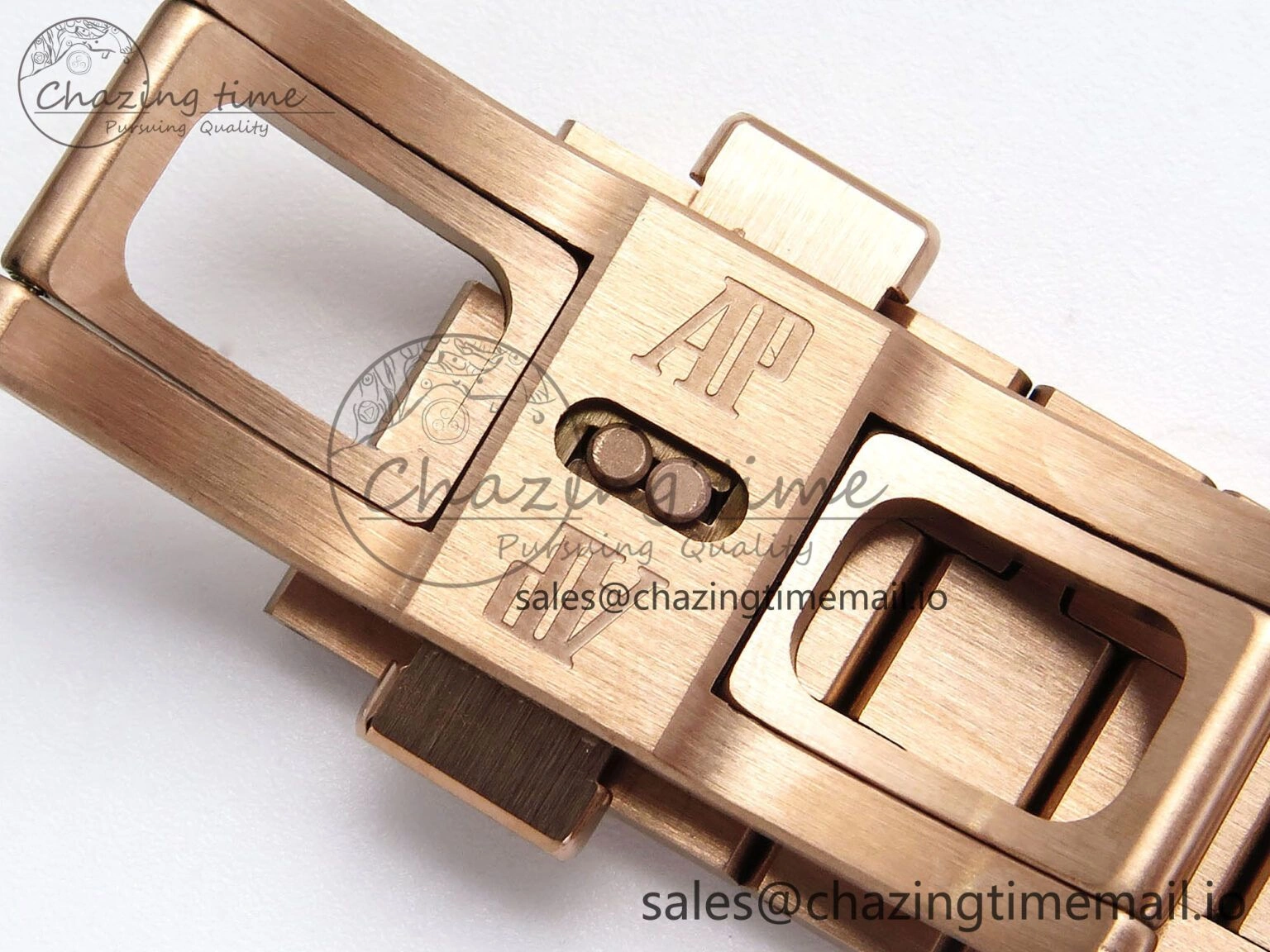 Affordable Royal Oak Chrono 26240 APSF 1:1 Best Edition Brown RG Dial on RG Bracelet SA4401 Super Clone 4233