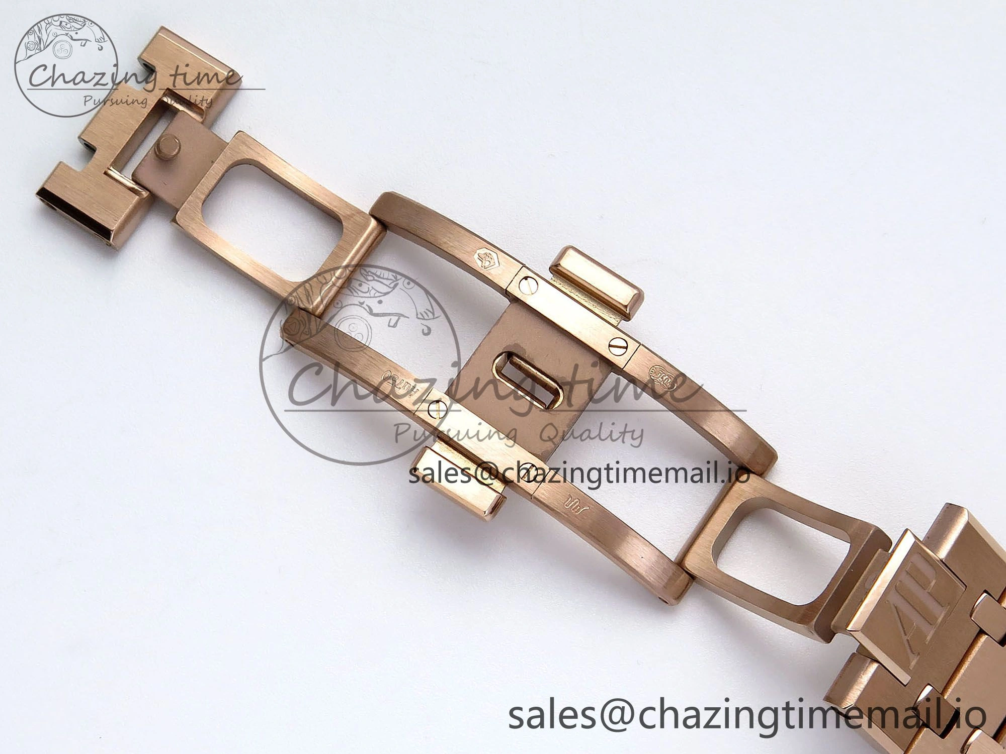 Affordable Royal Oak Chrono 26240 APSF 1:1 Best Edition Brown RG Dial on RG Bracelet SA4401 Super Clone 4233