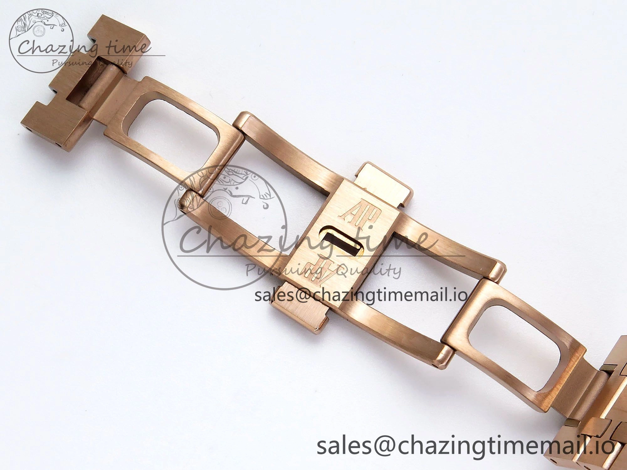 Affordable Royal Oak Chrono 26240 APSF 1:1 Best Edition Brown RG Dial on RG Bracelet SA4401 Super Clone 4233