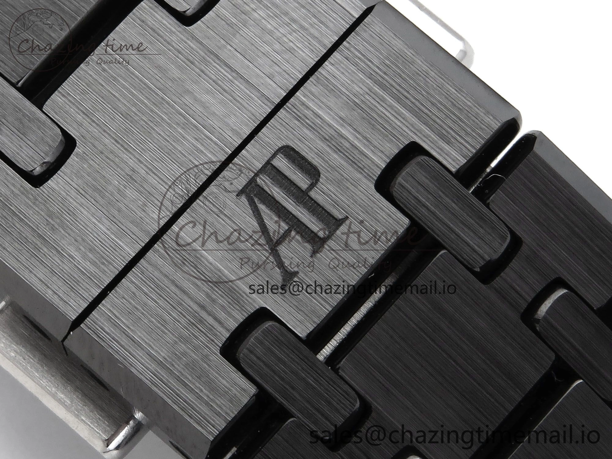 Vibrant Royal Oak Chrono 26240 Black Ceramic APSF 1:1 Best Edition on Ceramic Bracelet SA4401 Super Clone 4288