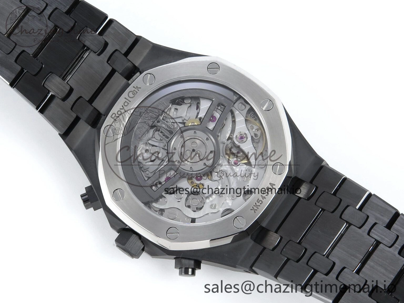 Vibrant Royal Oak Chrono 26240 Black Ceramic APSF 1:1 Best Edition on Ceramic Bracelet SA4401 Super Clone 4288