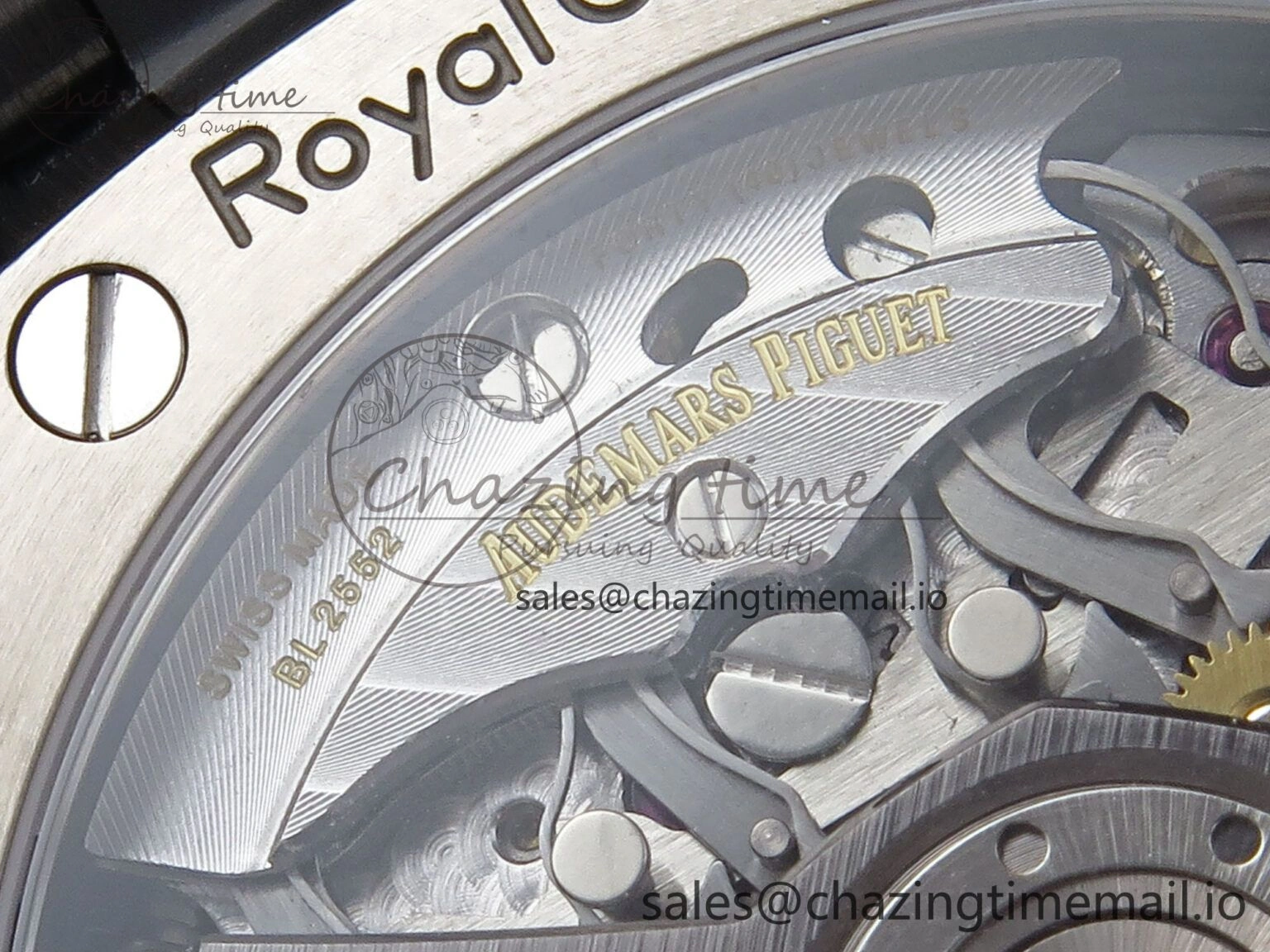 Vibrant Royal Oak Chrono 26240 Black Ceramic APSF 1:1 Best Edition on Ceramic Bracelet SA4401 Super Clone 4288