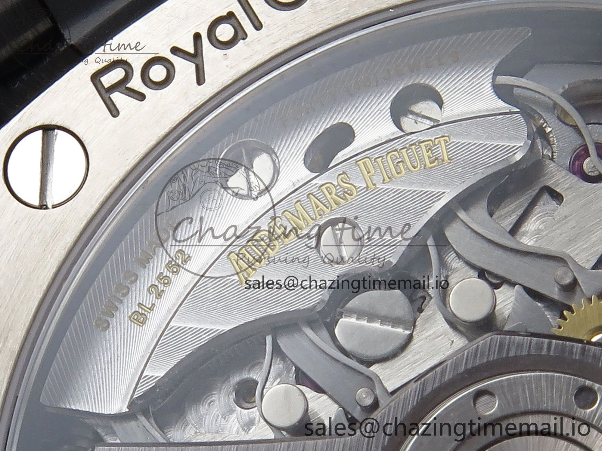 Vibrant Royal Oak Chrono 26240 Black Ceramic APSF 1:1 Best Edition on Ceramic Bracelet SA4401 Super Clone 4288