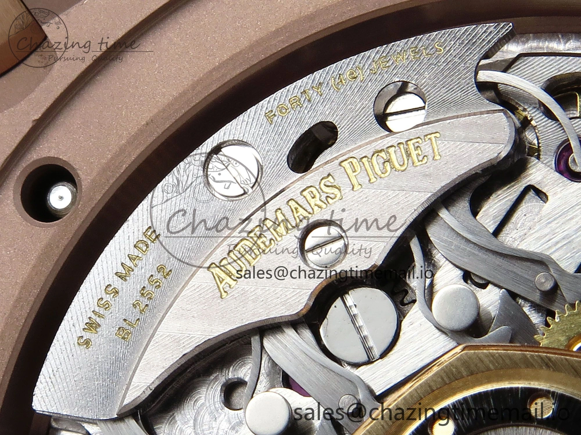 Royal Oak Chrono 26240 RG APSF 1:1 Best Edition Blue Dial on RG Bracelet SA4401 Super Clone EyeCatching 4278