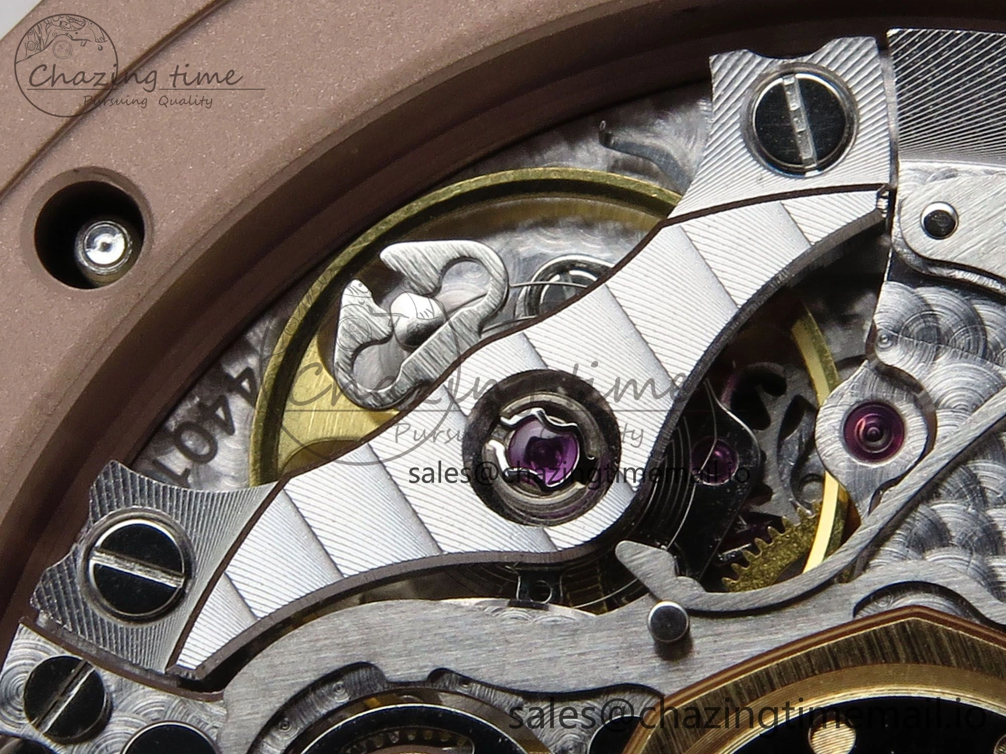 Royal Oak Chrono 26240 RG APSF 1:1 Best Edition Blue Dial on RG Bracelet SA4401 Super Clone EyeCatching 4278