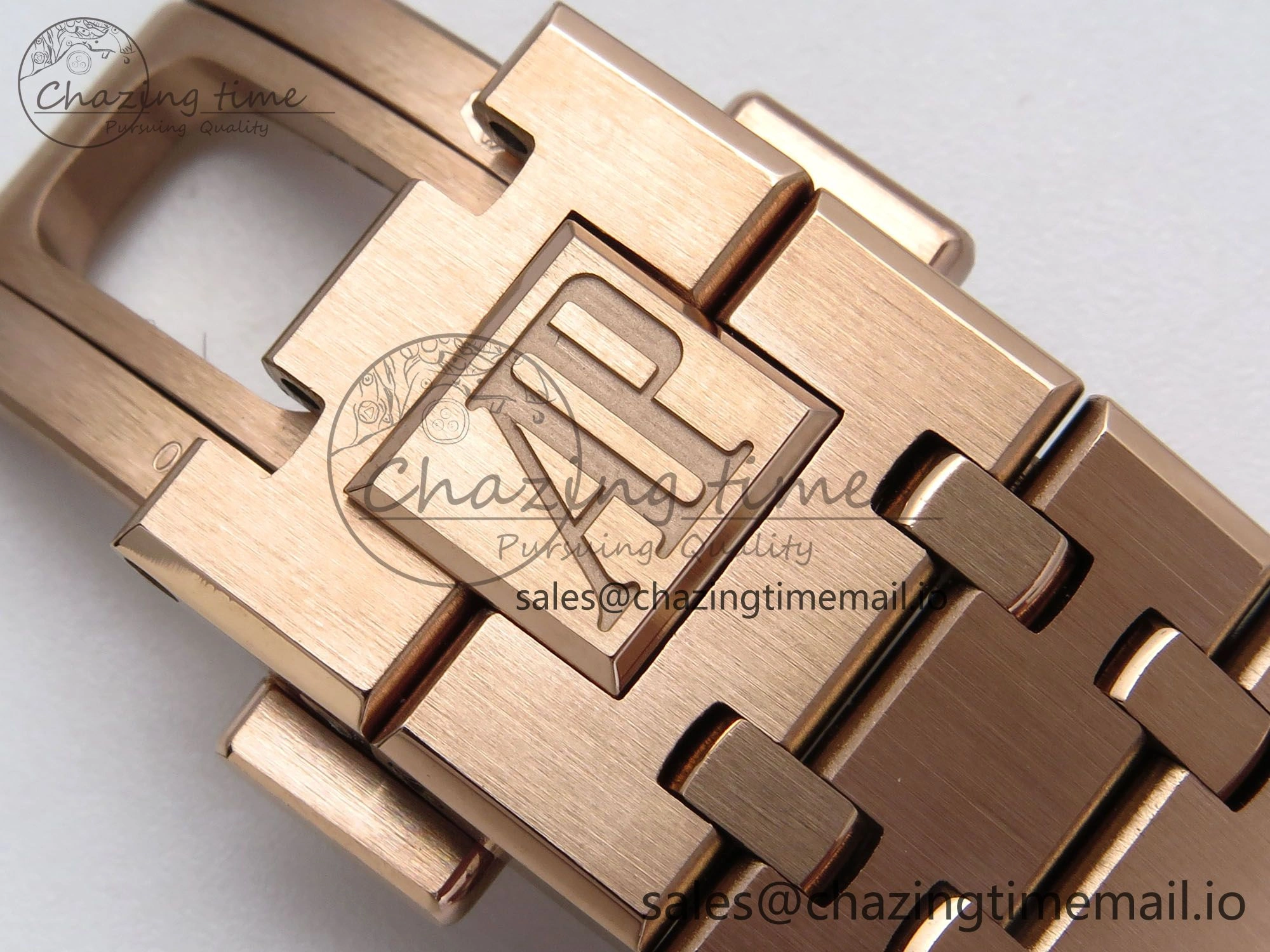 Royal Oak Chrono 26240 RG APSF 1:1 Best Edition Blue Dial on RG Bracelet SA4401 Super Clone EyeCatching 4278