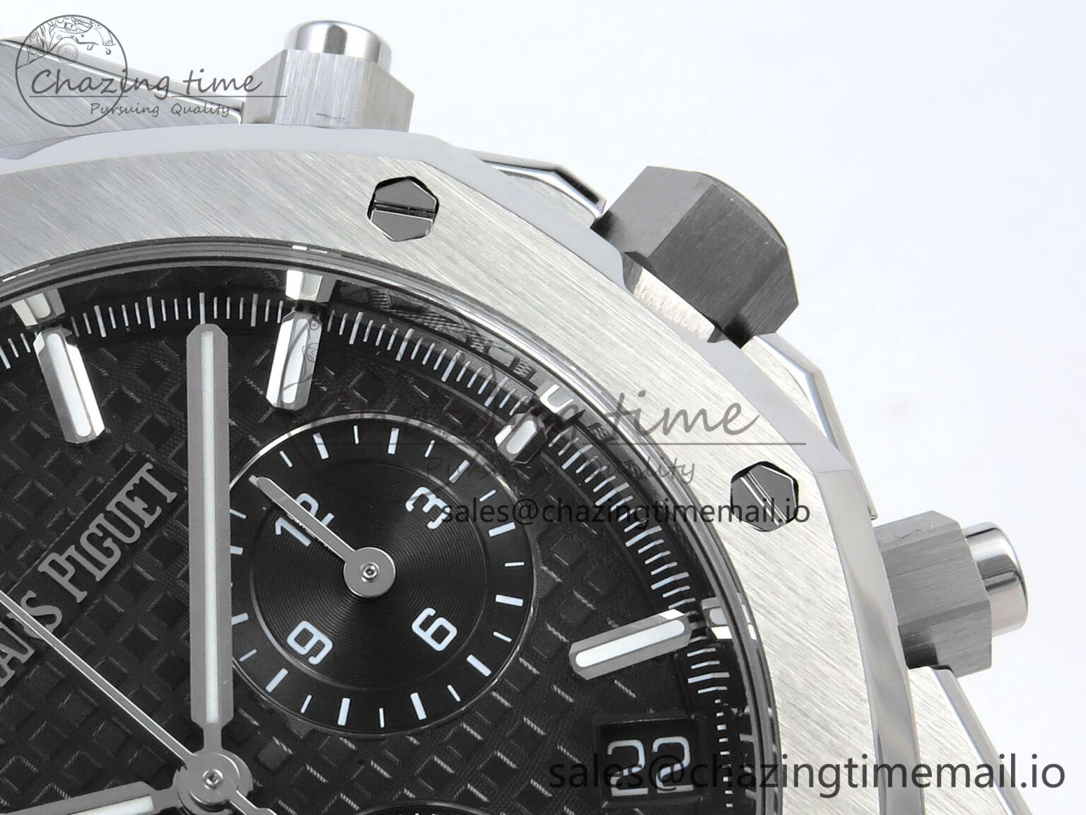 SoftTouch Royal Oak Chrono 26240 SS APSF 1:1 Best Edition Black Dial on SS Bracelet SA4401 Super Clone 4261
