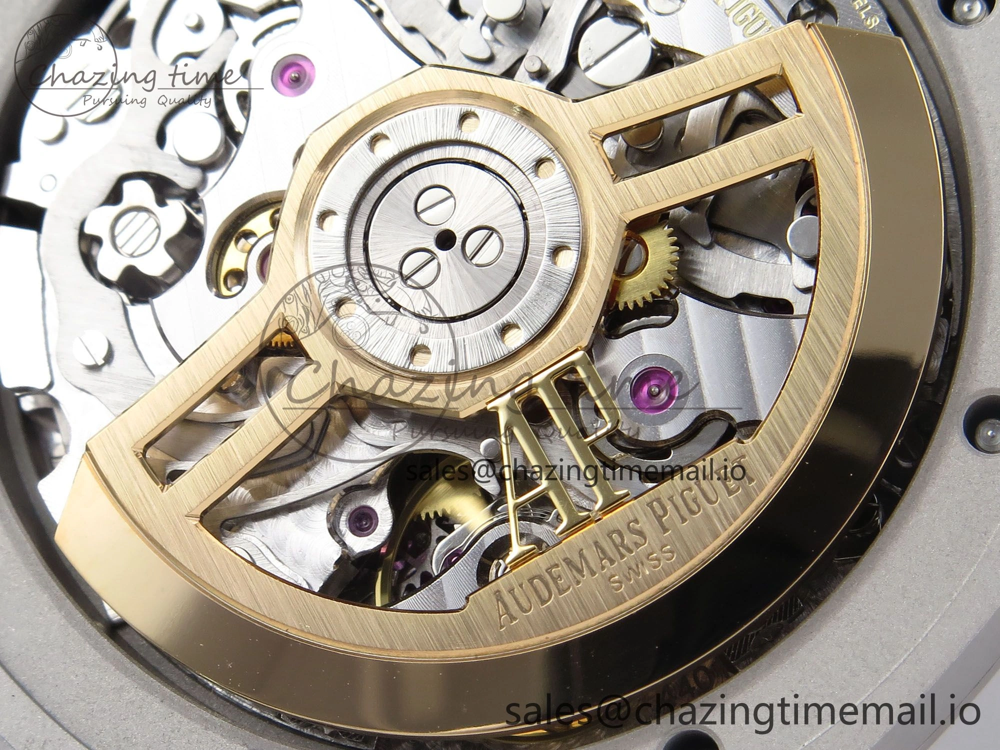 SoftTouch Royal Oak Chrono 26240 SS APSF 1:1 Best Edition Black Dial on SS Bracelet SA4401 Super Clone 4261