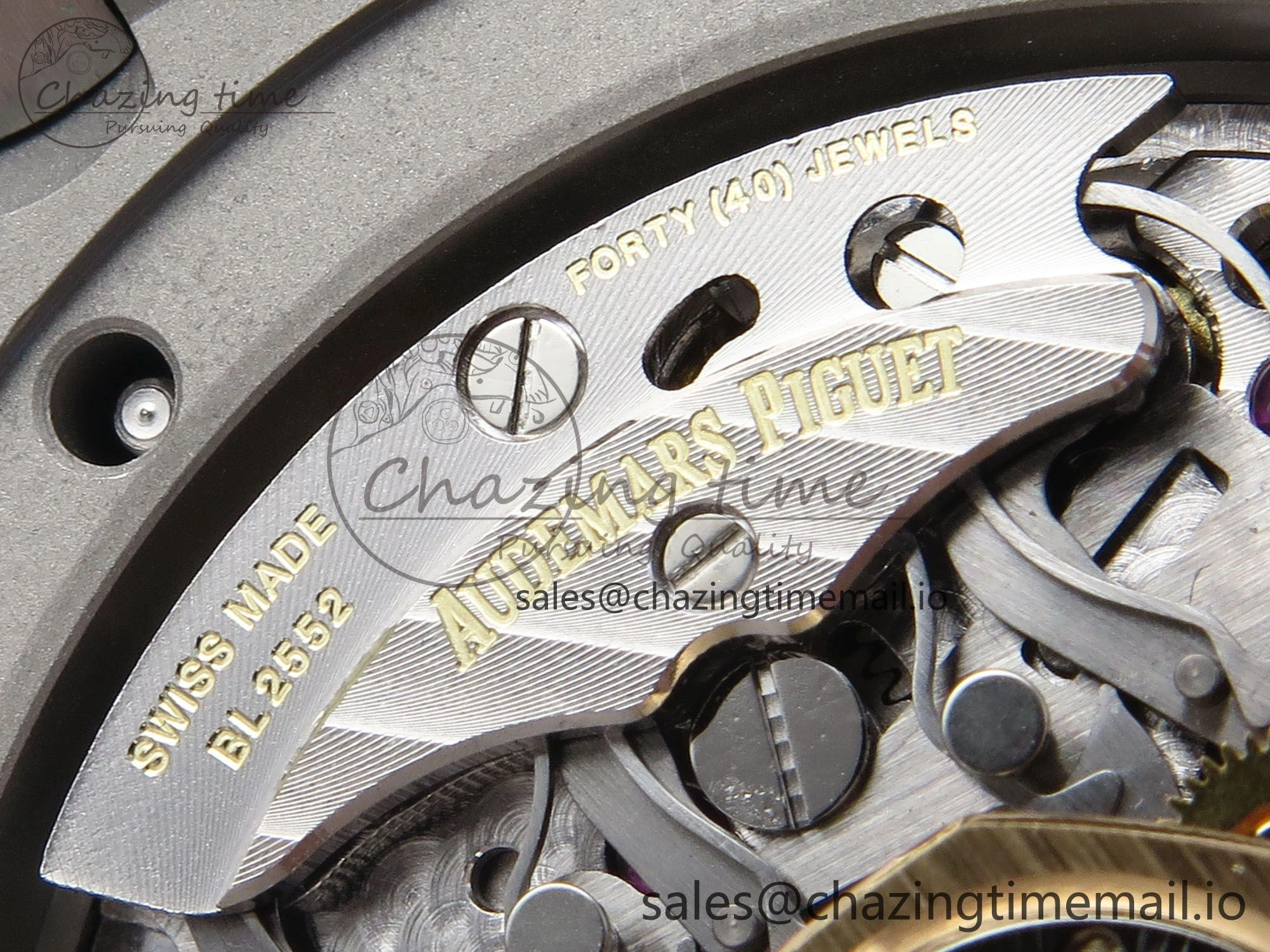 SoftTouch Royal Oak Chrono 26240 SS APSF 1:1 Best Edition Black Dial on SS Bracelet SA4401 Super Clone 4261