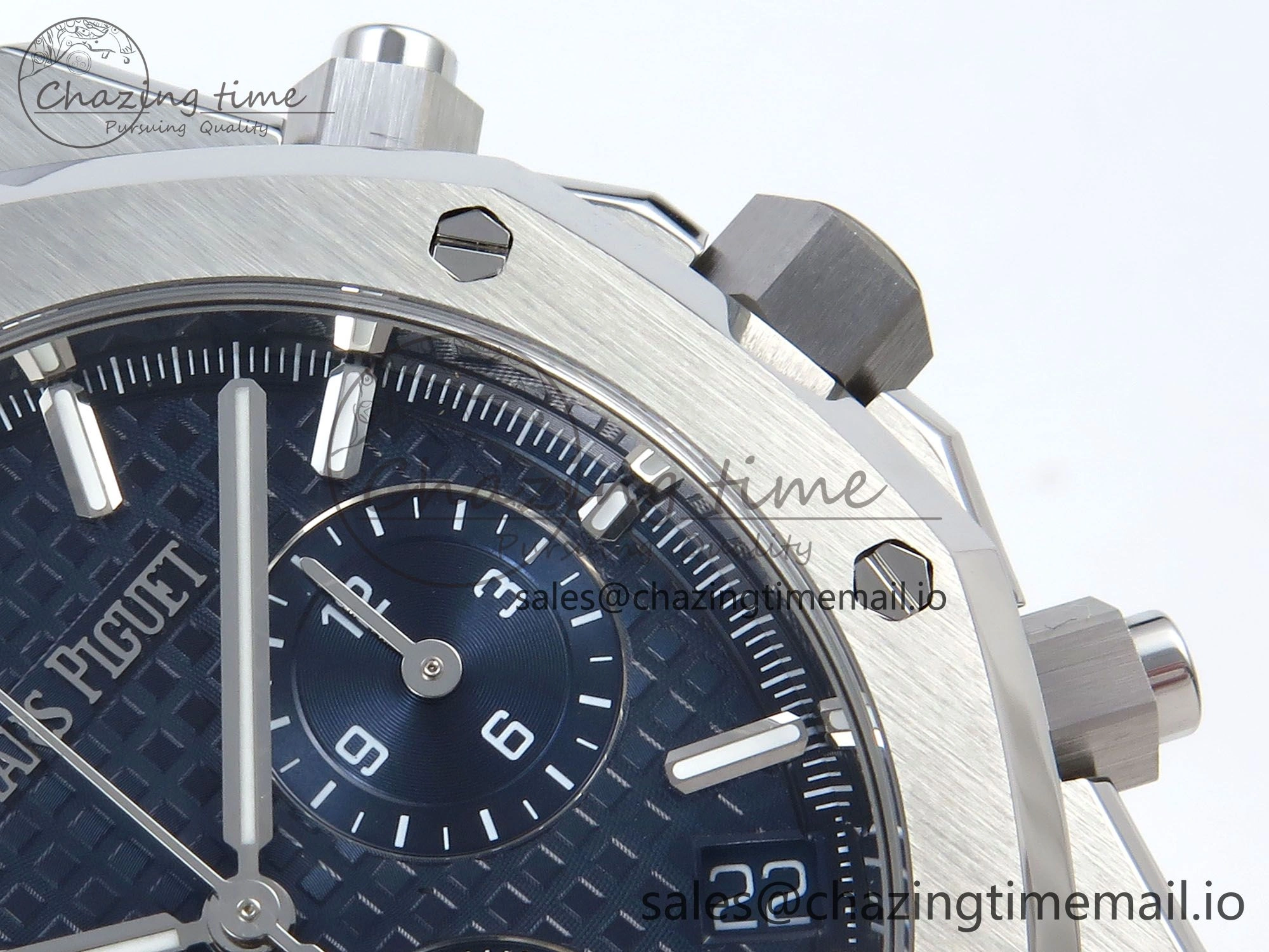 Royal Oak Chrono 26240 SS APSF 1:1 Best Edition Blue Dial on SS Bracelet SA4401 Super Clone Tailored 4262