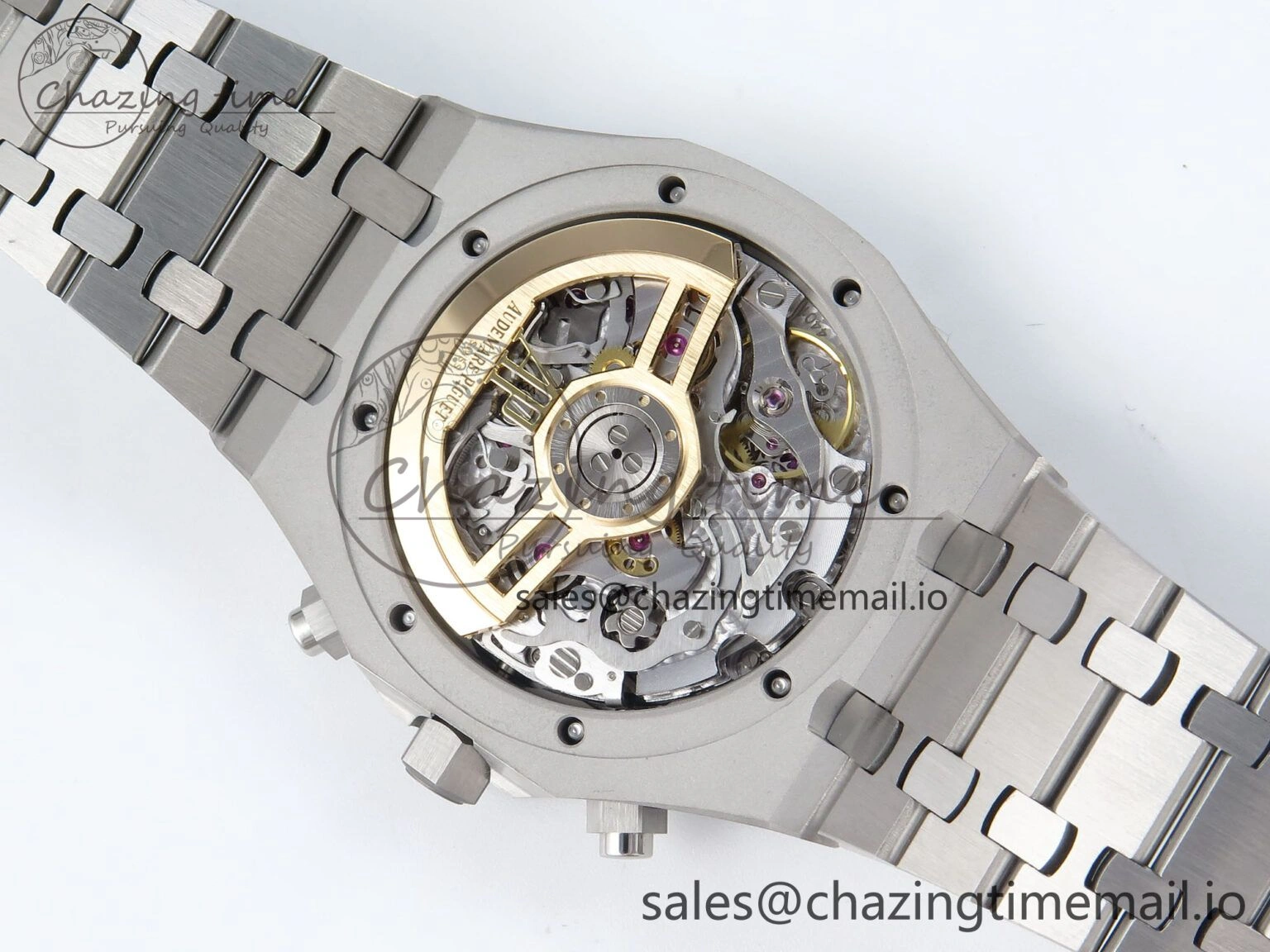 Royal Oak Chrono 26240 SS APSF 1:1 Best Edition Blue Dial on SS Bracelet SA4401 Super Clone Tailored 4262