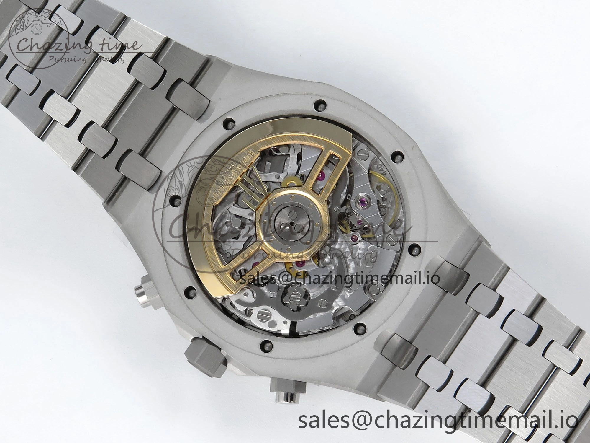 Chic Royal Oak Chrono 26240 SS APSF 1:1 Best Edition Green Dial on SS Bracelet SA4401 Super Clone 4294