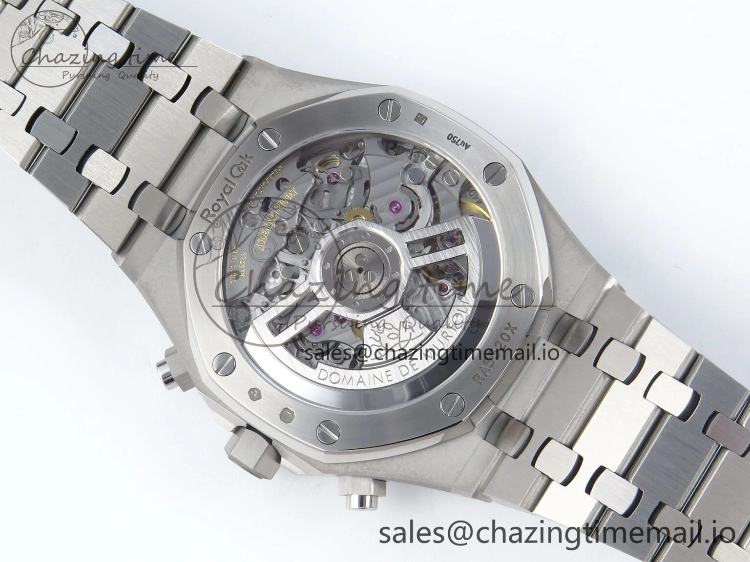AllSeason Royal Oak Chrono 26240 SS APSF 1:1 Best Edition Purple Dial on SS Bracelet SA4401 Super Clone 4263