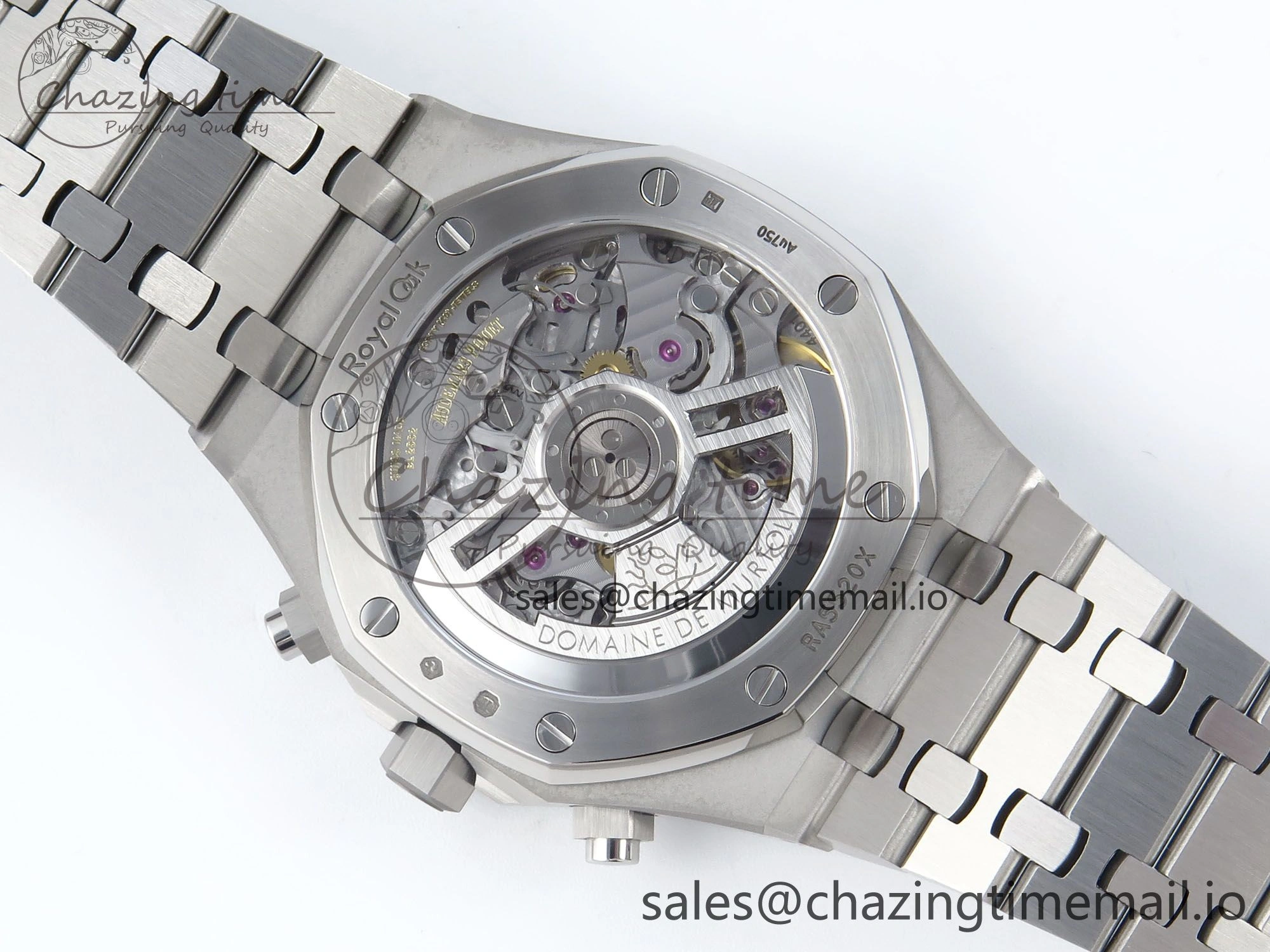 AllSeason Royal Oak Chrono 26240 SS APSF 1:1 Best Edition Purple Dial on SS Bracelet SA4401 Super Clone 4263