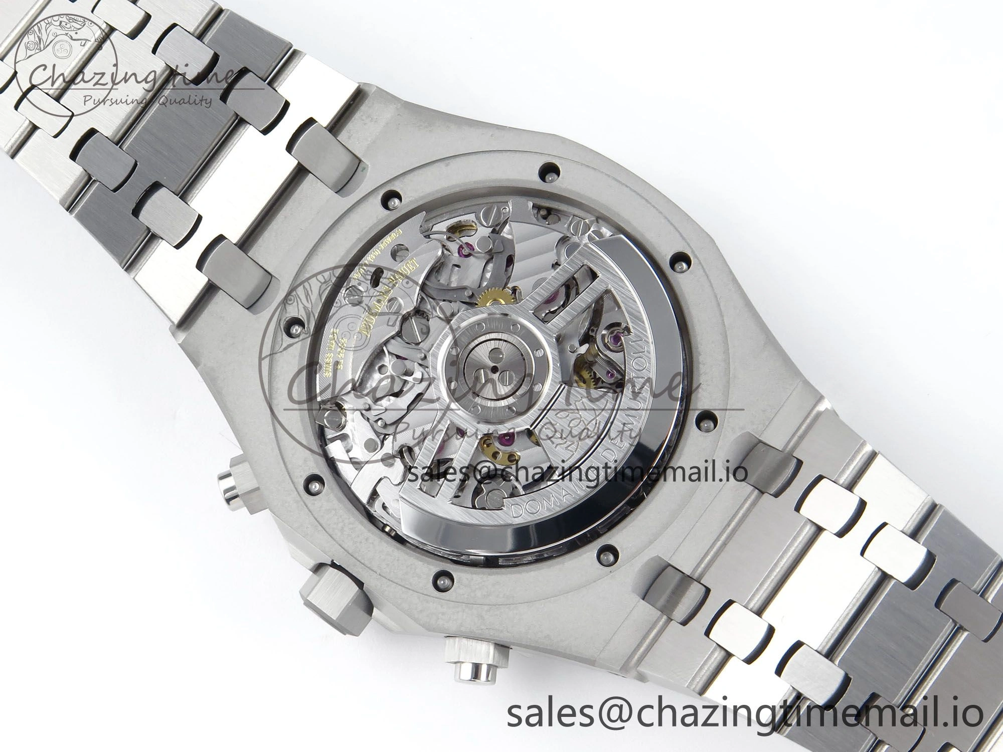 AllSeason Royal Oak Chrono 26240 SS APSF 1:1 Best Edition Purple Dial on SS Bracelet SA4401 Super Clone 4263