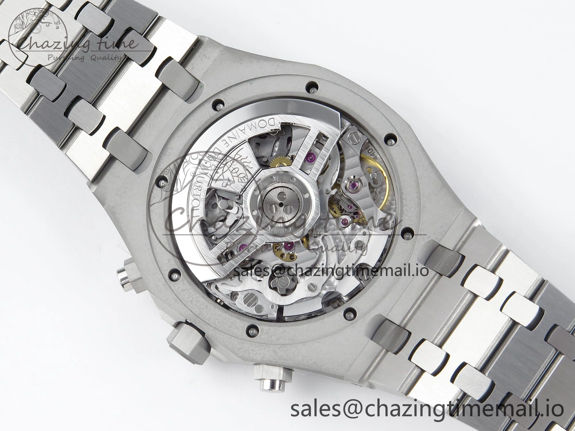 AllSeason Royal Oak Chrono 26240 SS APSF 1:1 Best Edition Purple Dial on SS Bracelet SA4401 Super Clone 4263