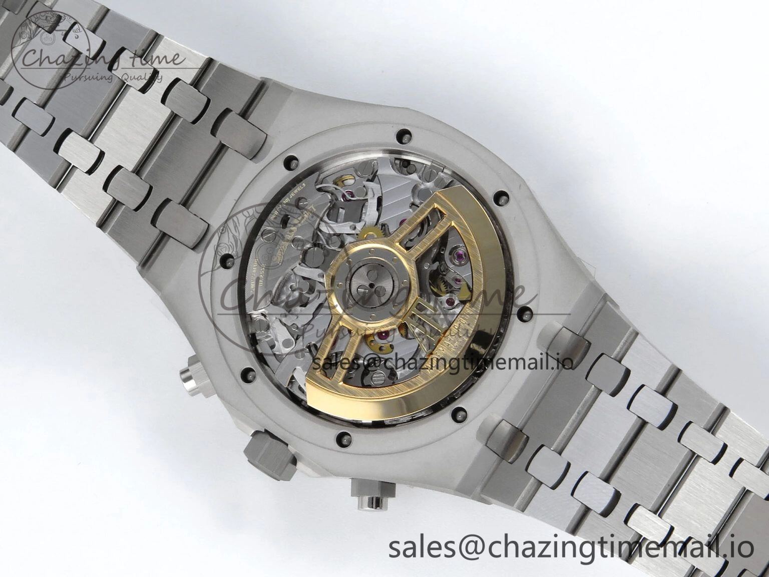 TechFriendly Royal Oak Chrono 26240 SS APSF 1:1 Best Edition Silver Dial on SS Bracelet SA4401 Super Clone 4295