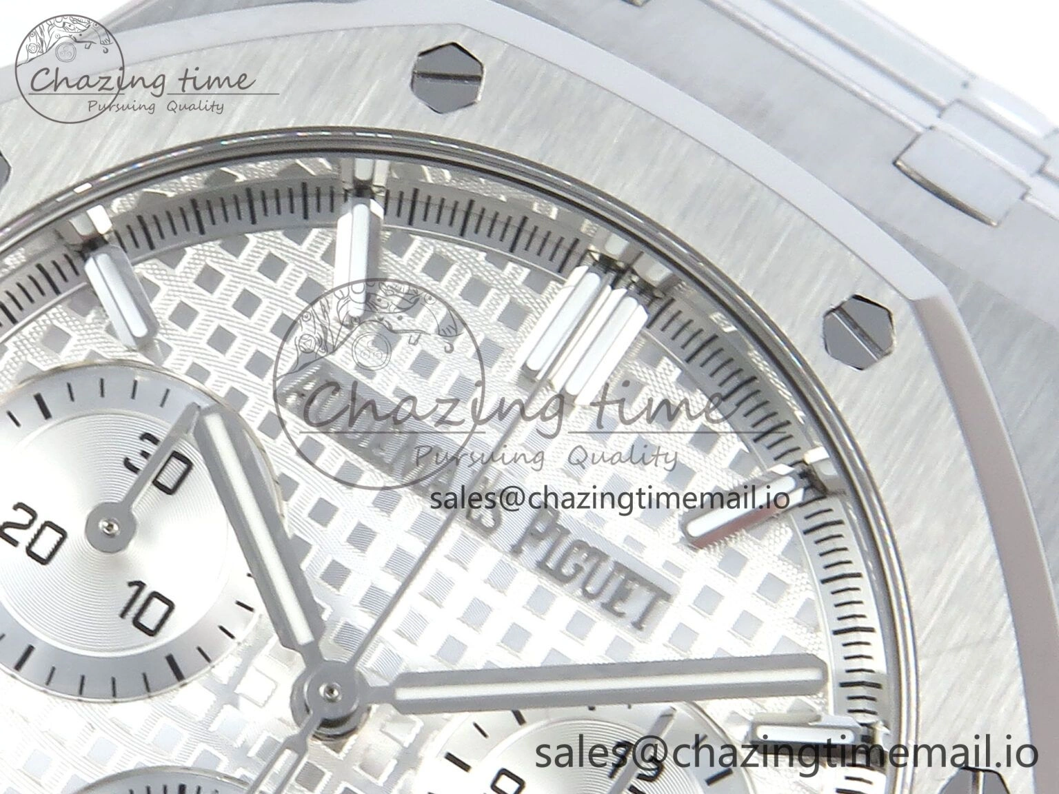 TechFriendly Royal Oak Chrono 26240 SS APSF 1:1 Best Edition Silver Dial on SS Bracelet SA4401 Super Clone 4295