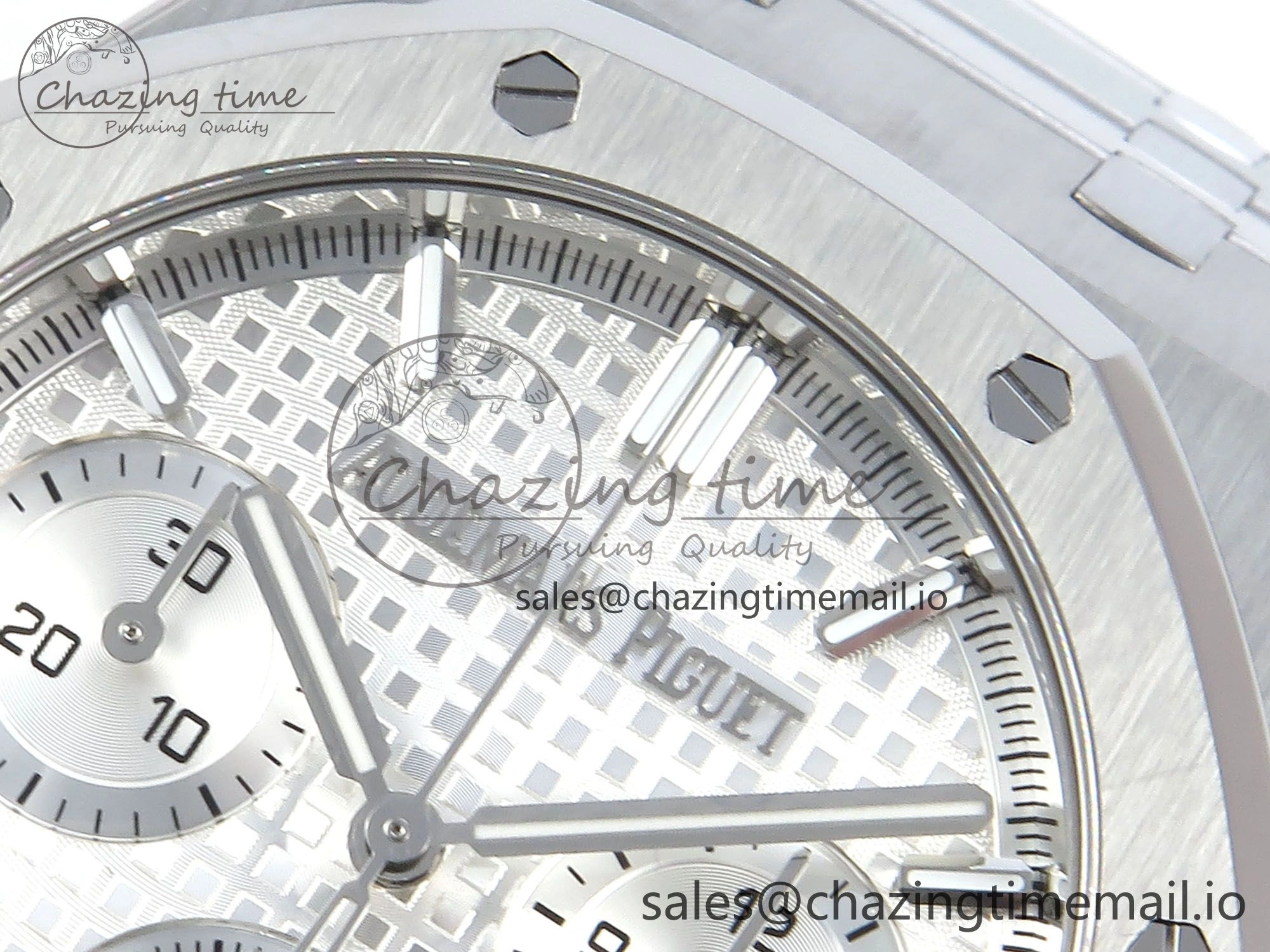 TechFriendly Royal Oak Chrono 26240 SS APSF 1:1 Best Edition Silver Dial on SS Bracelet SA4401 Super Clone 4295