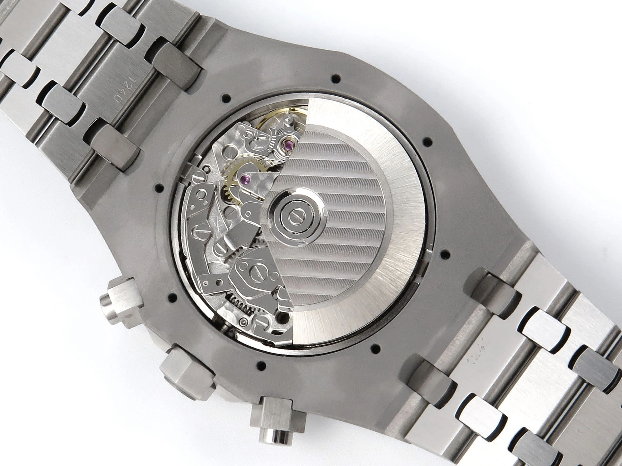 Stylish Royal Oak Chrono 26240 SS IPF Best Edition Purple Dial on SS Bracelet A 4406