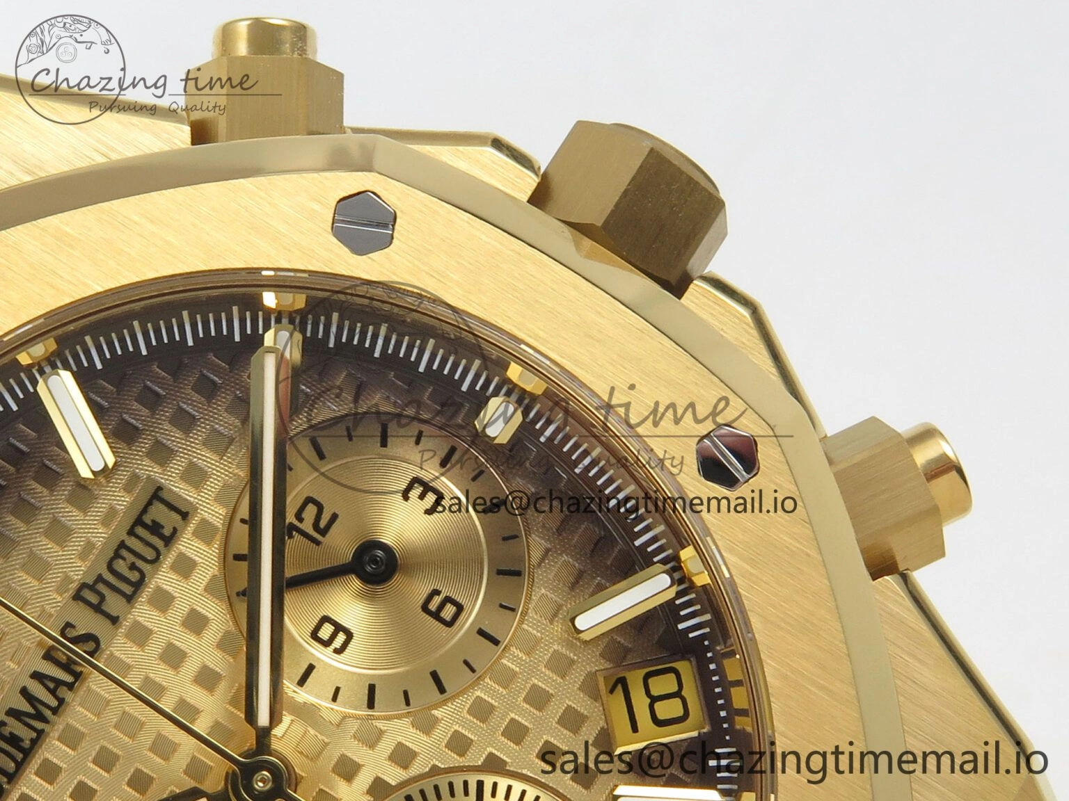 Royal Oak Chrono 26240 YG APSF 1:1 Best Edition YG Dial on YG Bracelet SA Snug 4243