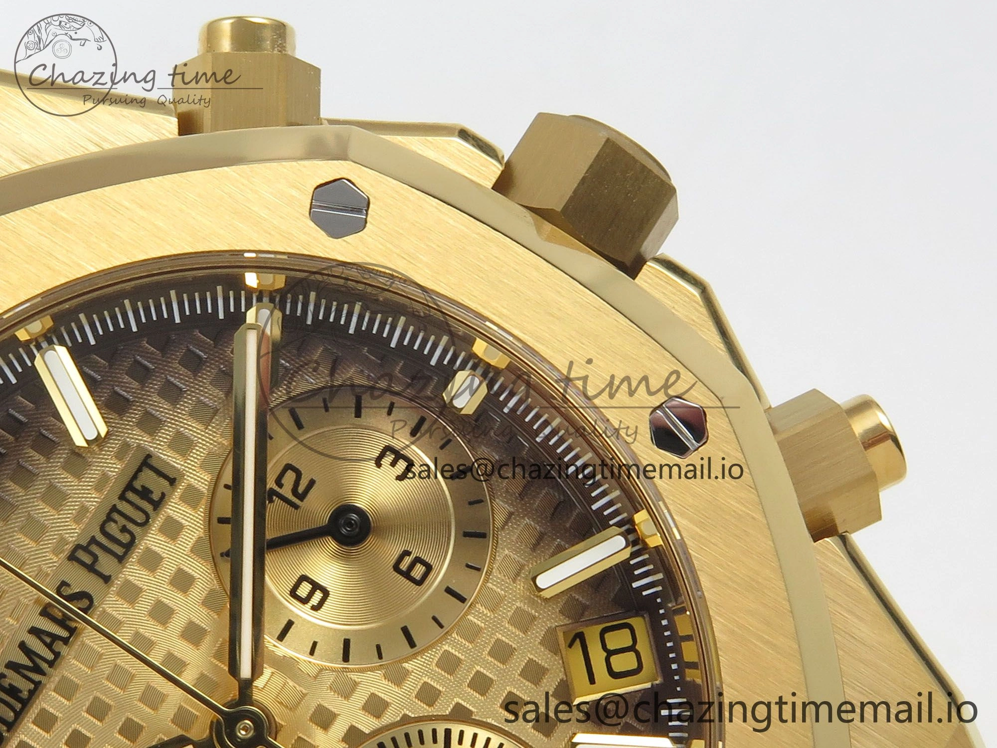 Royal Oak Chrono 26240 YG APSF 1:1 Best Edition YG Dial on YG Bracelet SA Snug 4243