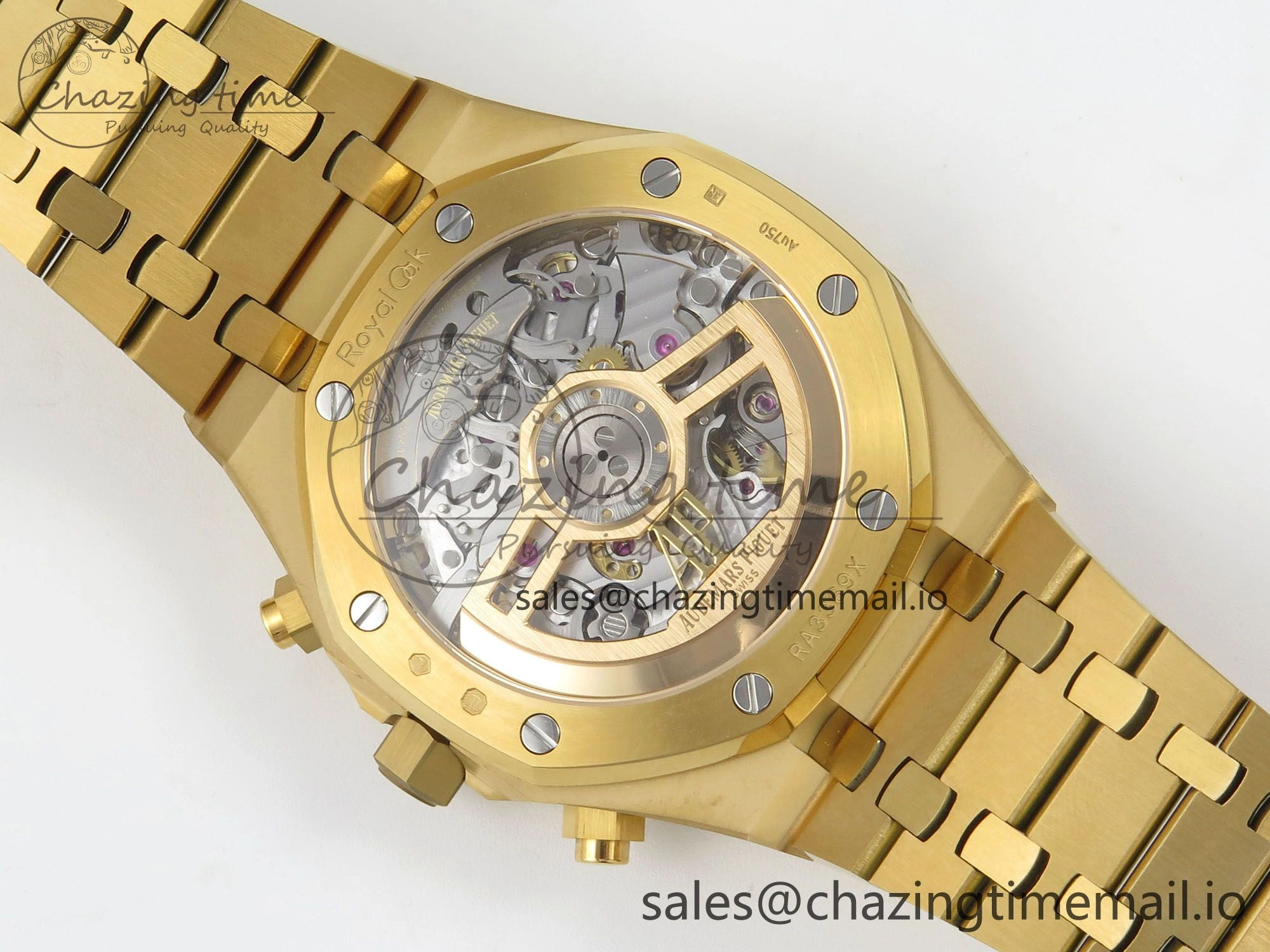 Royal Oak Chrono 26240 YG APSF 1:1 Best Edition YG Dial on YG Bracelet SA Snug 4243