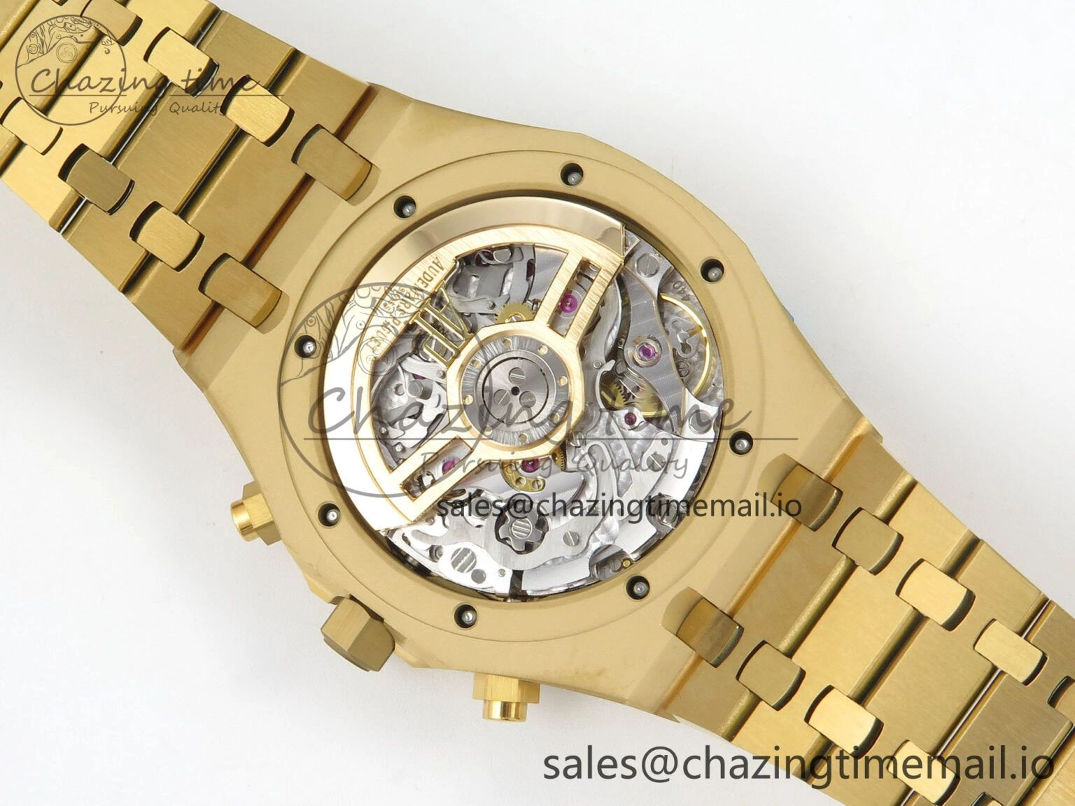 Royal Oak Chrono 26240 YG APSF 1:1 Best Edition YG Dial on YG Bracelet SA Snug 4243