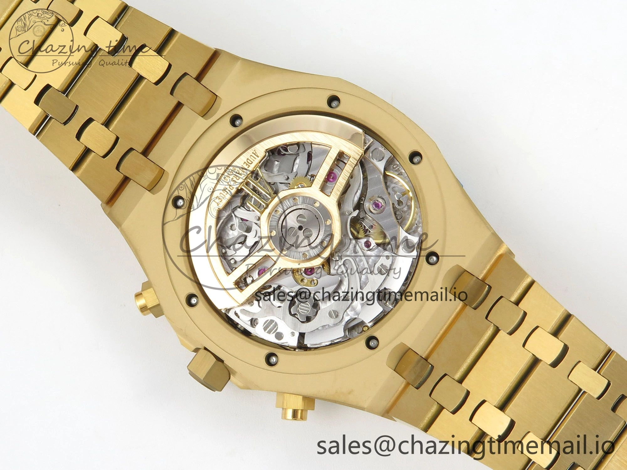 Royal Oak Chrono 26240 YG APSF 1:1 Best Edition YG Dial on YG Bracelet SA Snug 4243