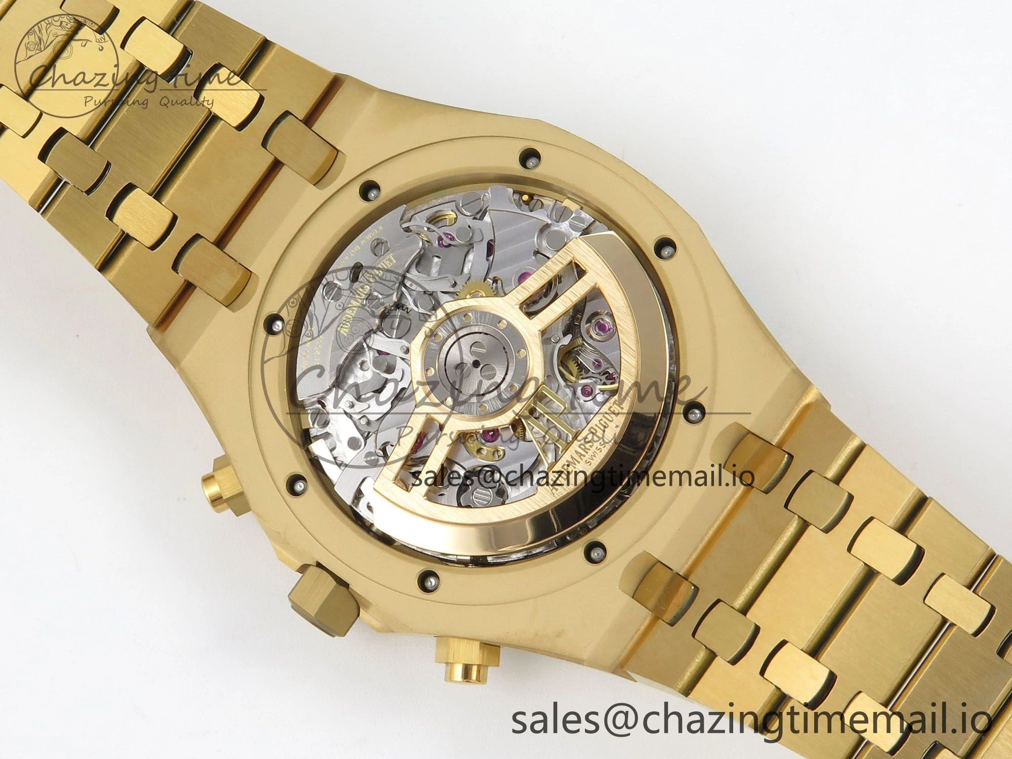Royal Oak Chrono 26240 YG APSF 1:1 Best Edition YG Dial on YG Bracelet SA Snug 4243