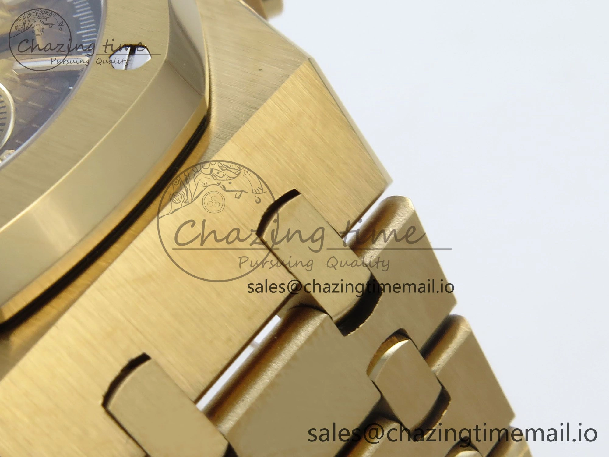 HighQuality Royal Oak Chrono 26240BA YG BF Best Edition YG Dial on YG Bracelet A 4323