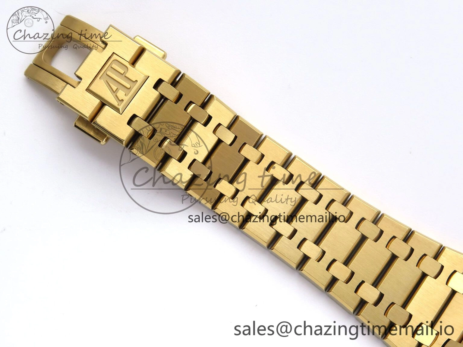 HighQuality Royal Oak Chrono 26240BA YG BF Best Edition YG Dial on YG Bracelet A 4323