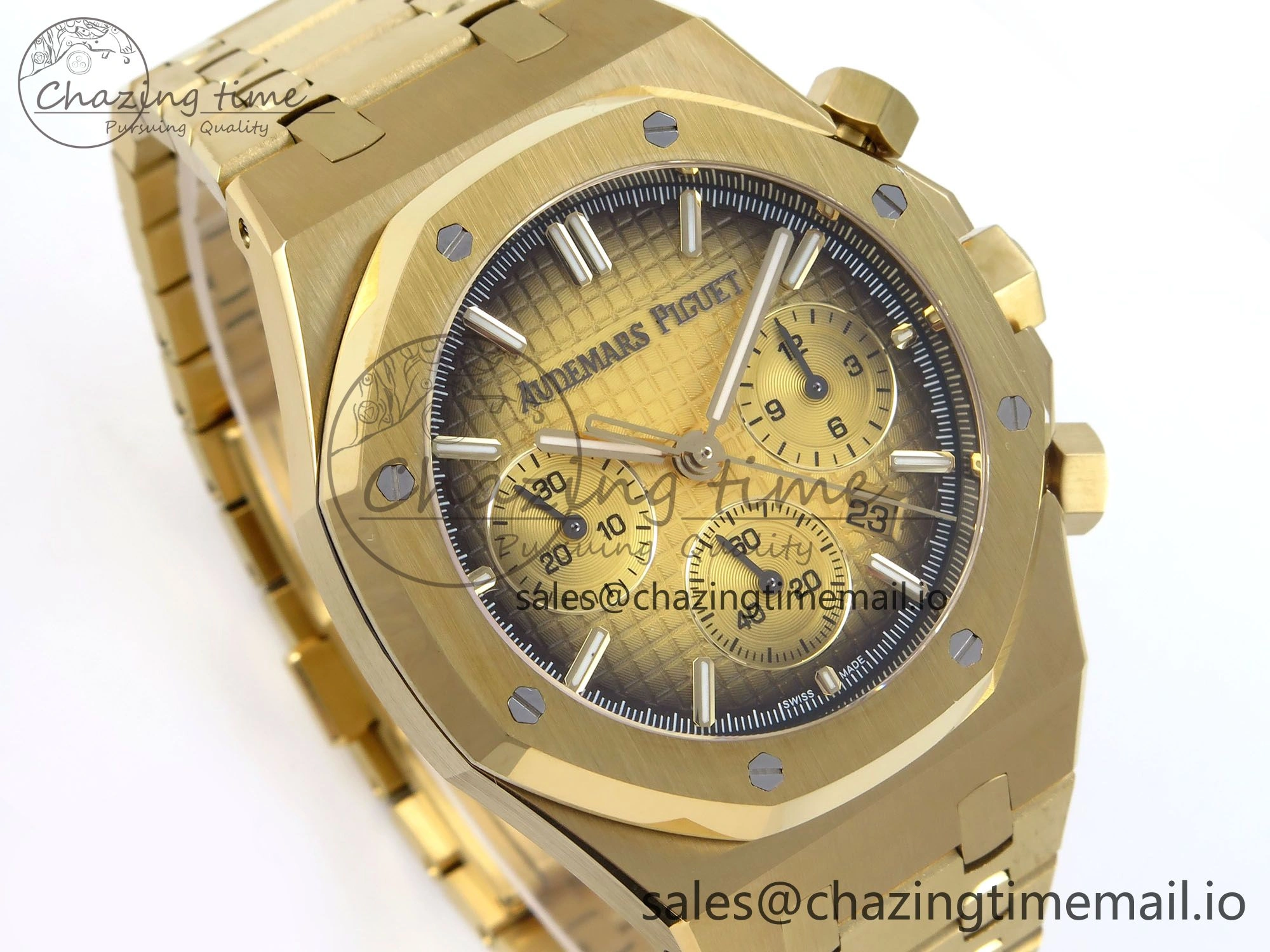 ModernLook Royal Oak Chrono 26240BA YG BF Best Edition YG Dial on YG Bracelet A 4322