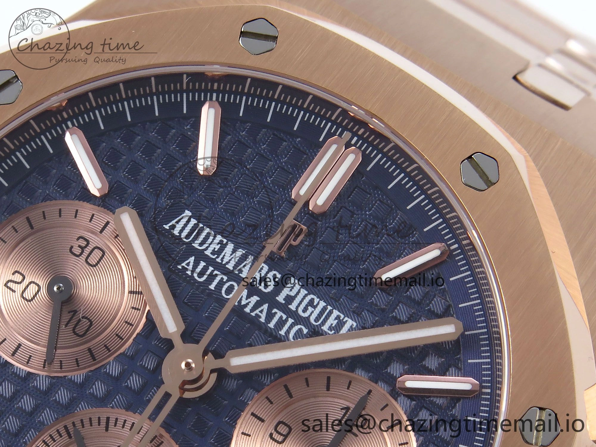Royal Oak Chrono 26240OR RG BF Best Edition Blue RG Dial on RG Bracelet SH Breathable 4331