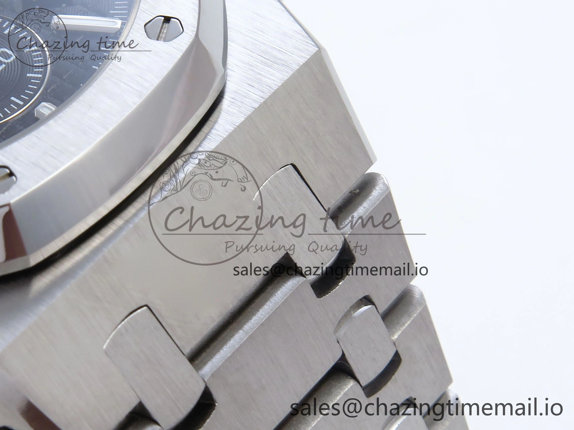 Chic Royal Oak Chrono 26240ST SS BF Best Edition Black Dial on SS Bracelet SH 4341