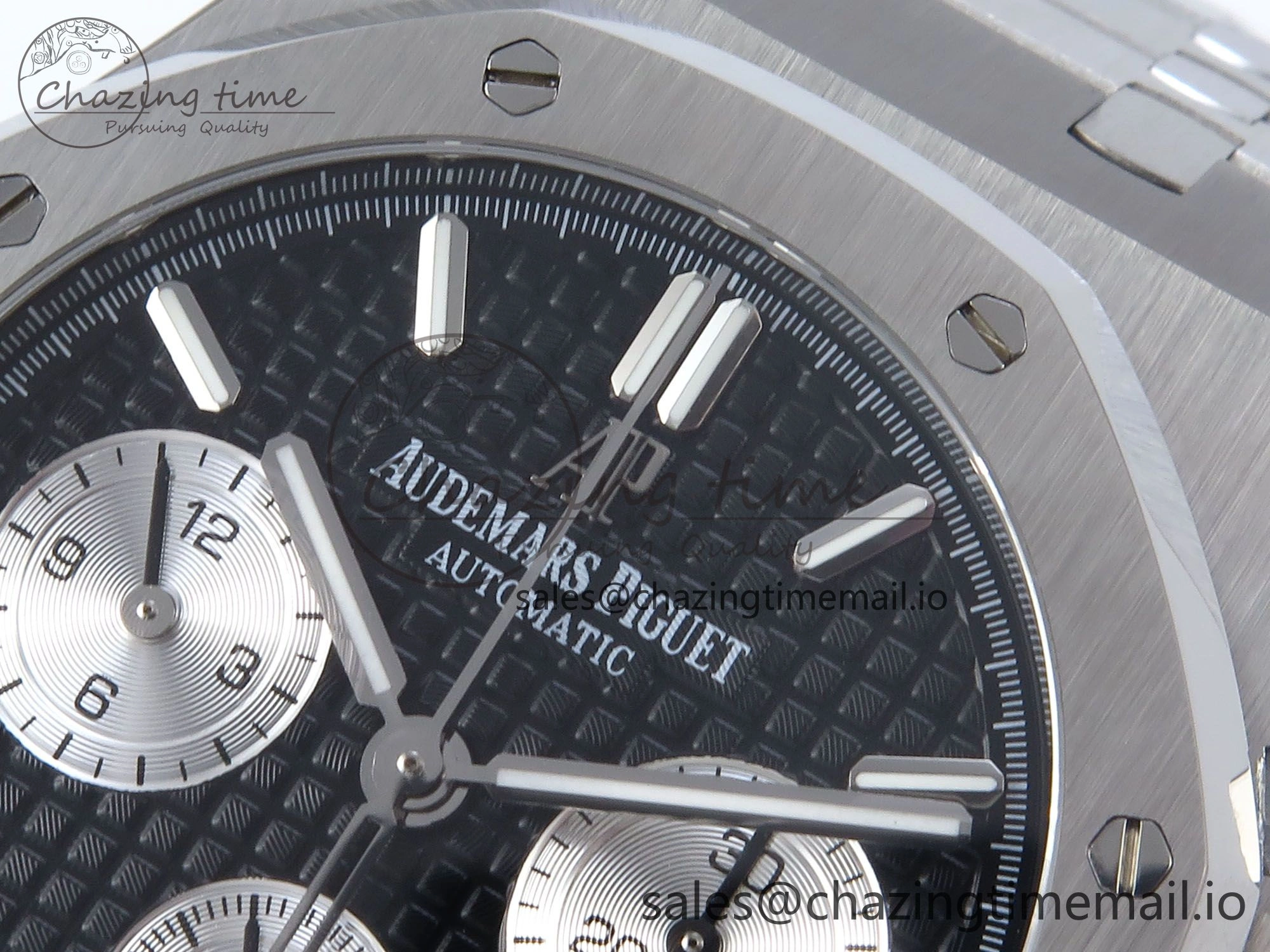 Royal Oak Chrono 26240ST SS BF Best Edition Black White Dial on SS Bracelet SH Trendsetting 4340