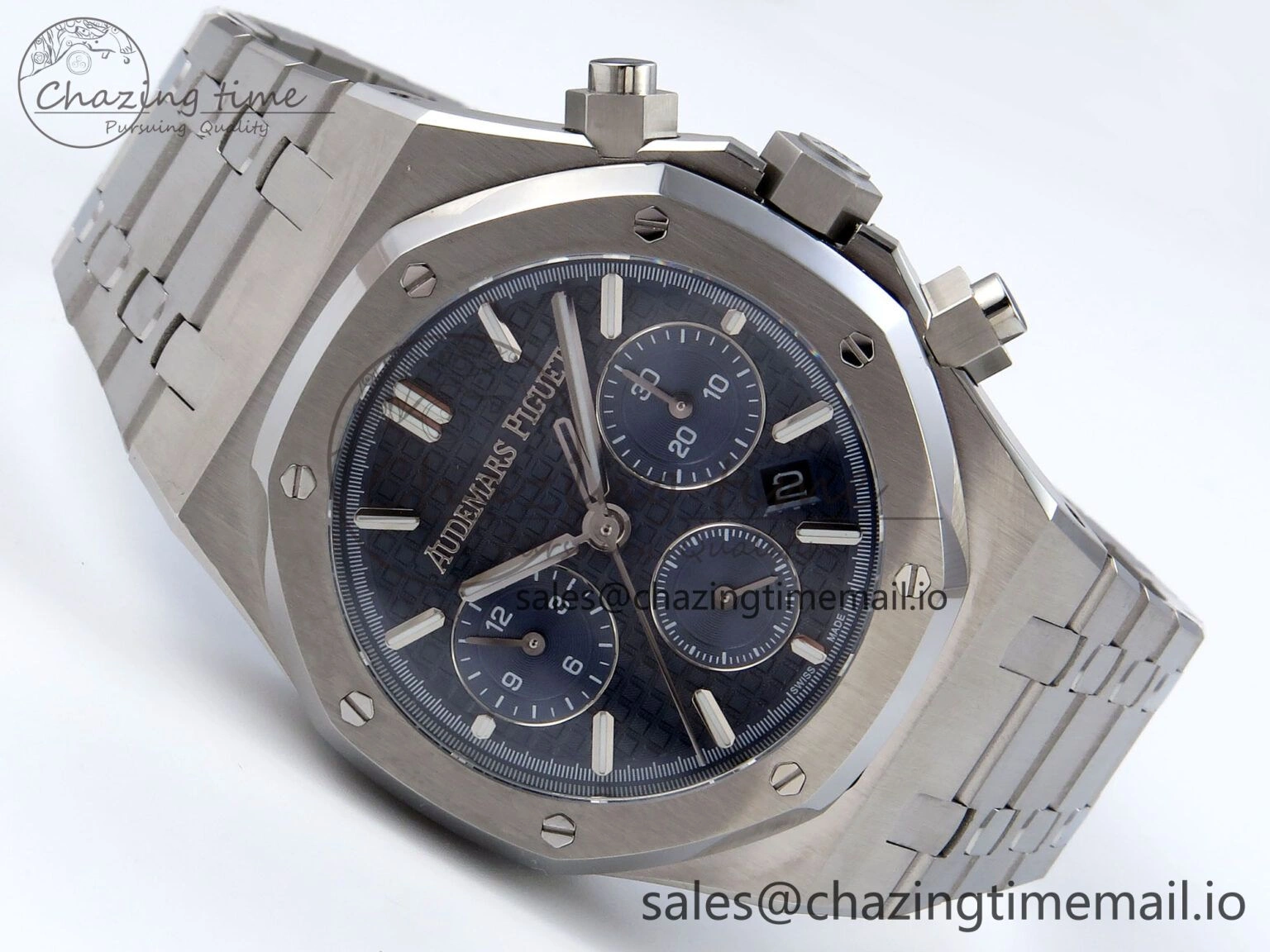 Royal Oak Chrono 26240ST SS BF Best Edition Blue Dial on SS Bracelet SH NewStyle 4332