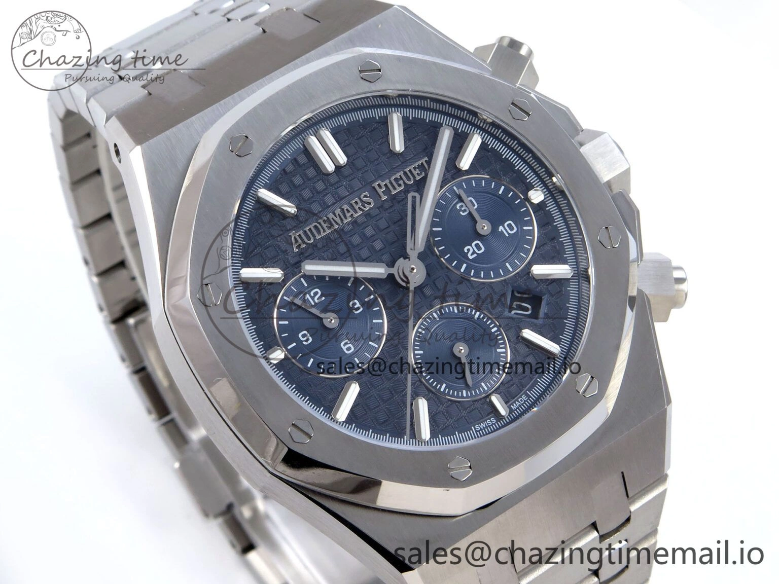 Royal Oak Chrono 26240ST SS BF Best Edition Blue Dial on SS Bracelet SH NewStyle 4332