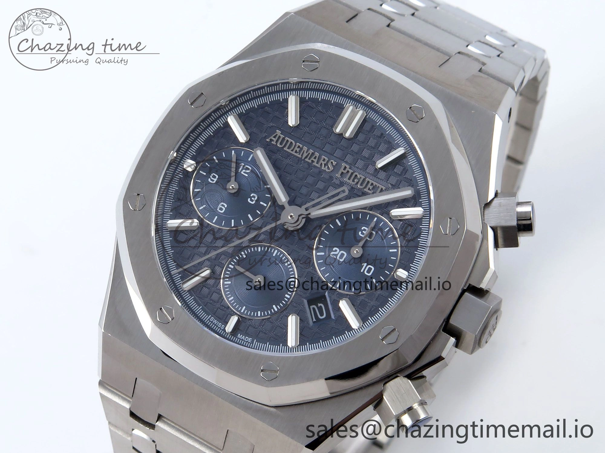 Royal Oak Chrono 26240ST SS BF Best Edition Blue Dial on SS Bracelet SH NewStyle 4332