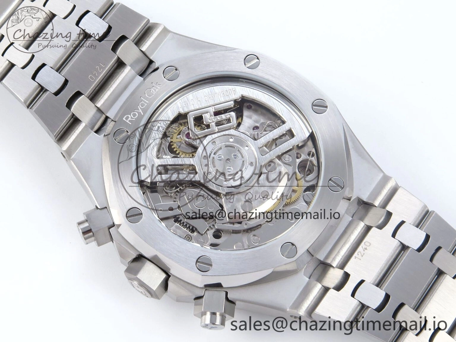 Breathable Royal Oak Chrono 26240ST SS BF Best Edition Gray Dial on SS Bracelet SH 4336