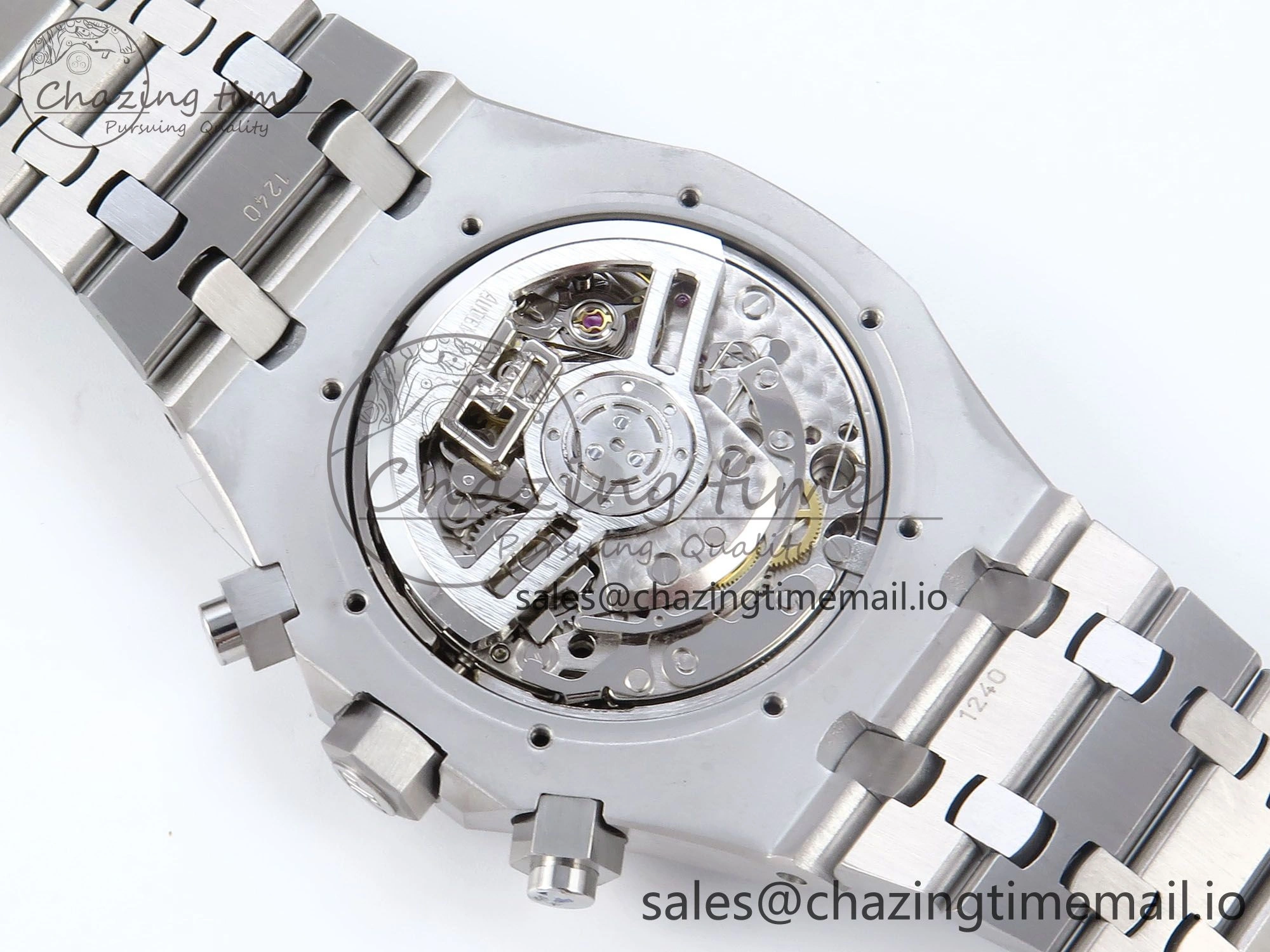 Breathable Royal Oak Chrono 26240ST SS BF Best Edition Gray Dial on SS Bracelet SH 4336