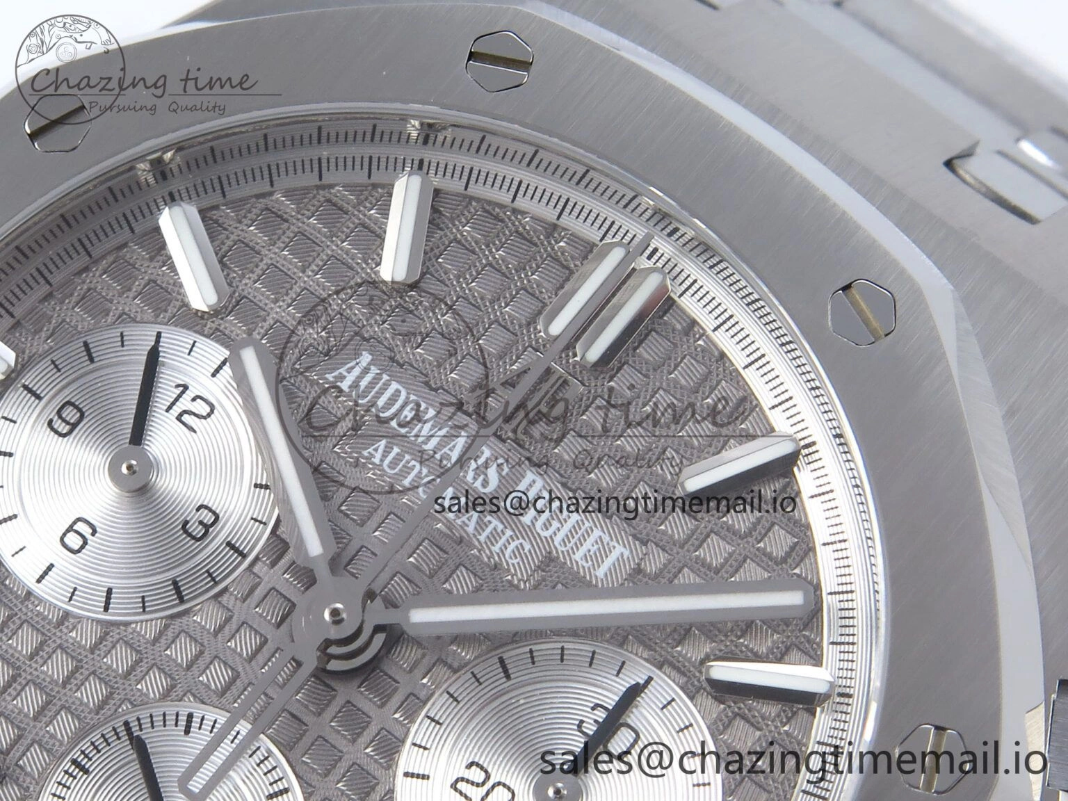 Breathable Royal Oak Chrono 26240ST SS BF Best Edition Gray Dial on SS Bracelet SH 4336