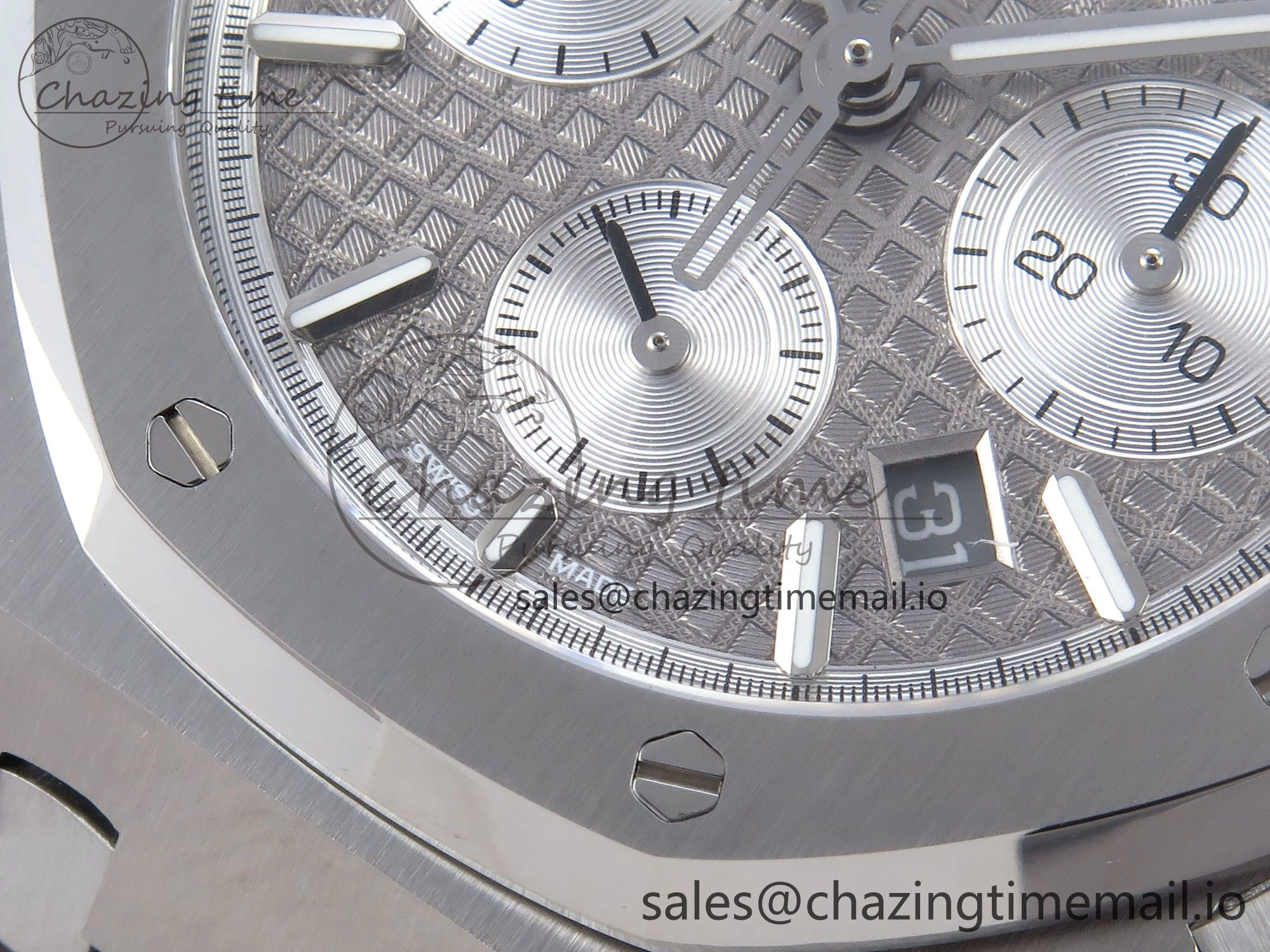 Breathable Royal Oak Chrono 26240ST SS BF Best Edition Gray Dial on SS Bracelet SH 4336