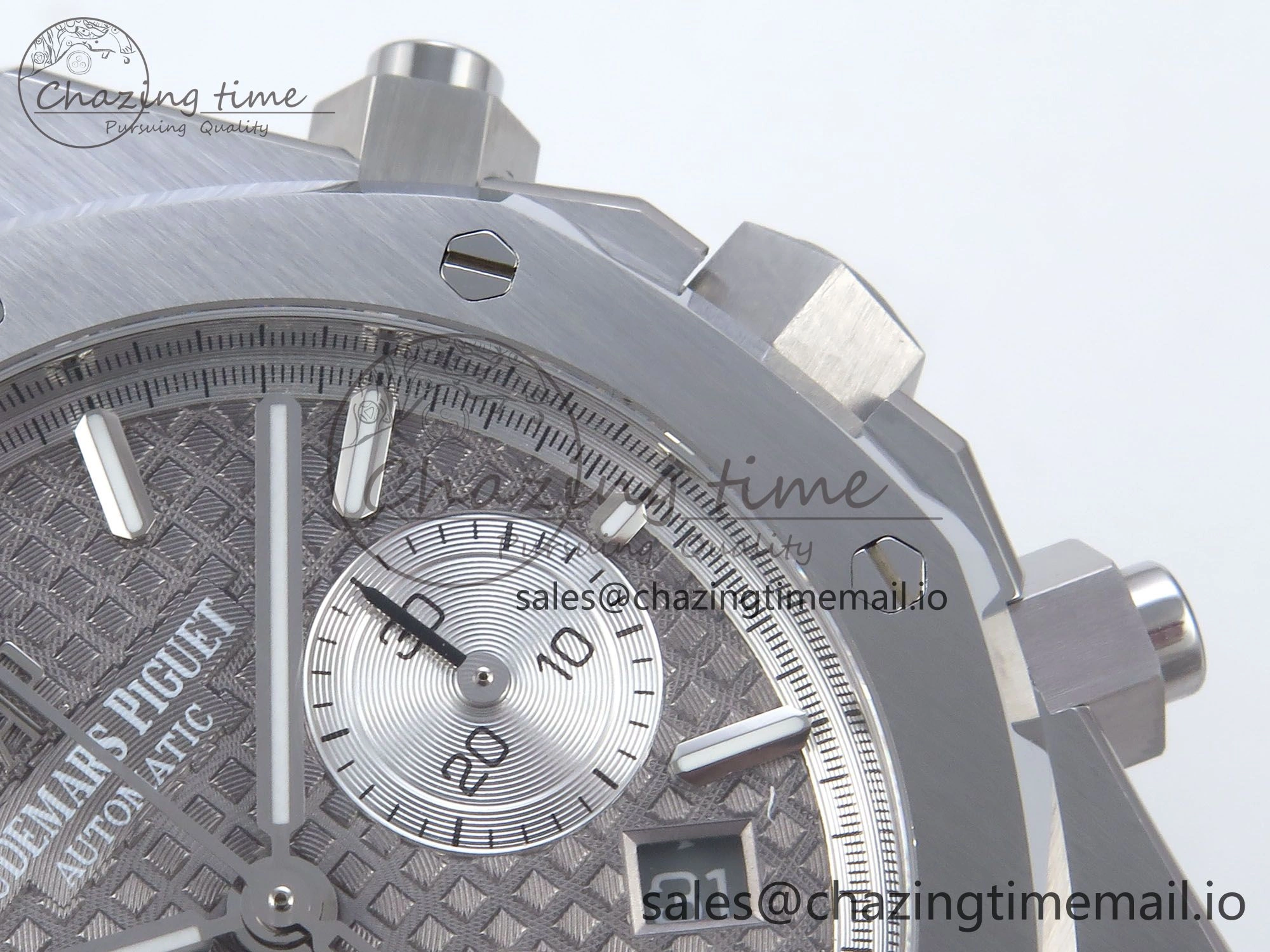 Breathable Royal Oak Chrono 26240ST SS BF Best Edition Gray Dial on SS Bracelet SH 4336