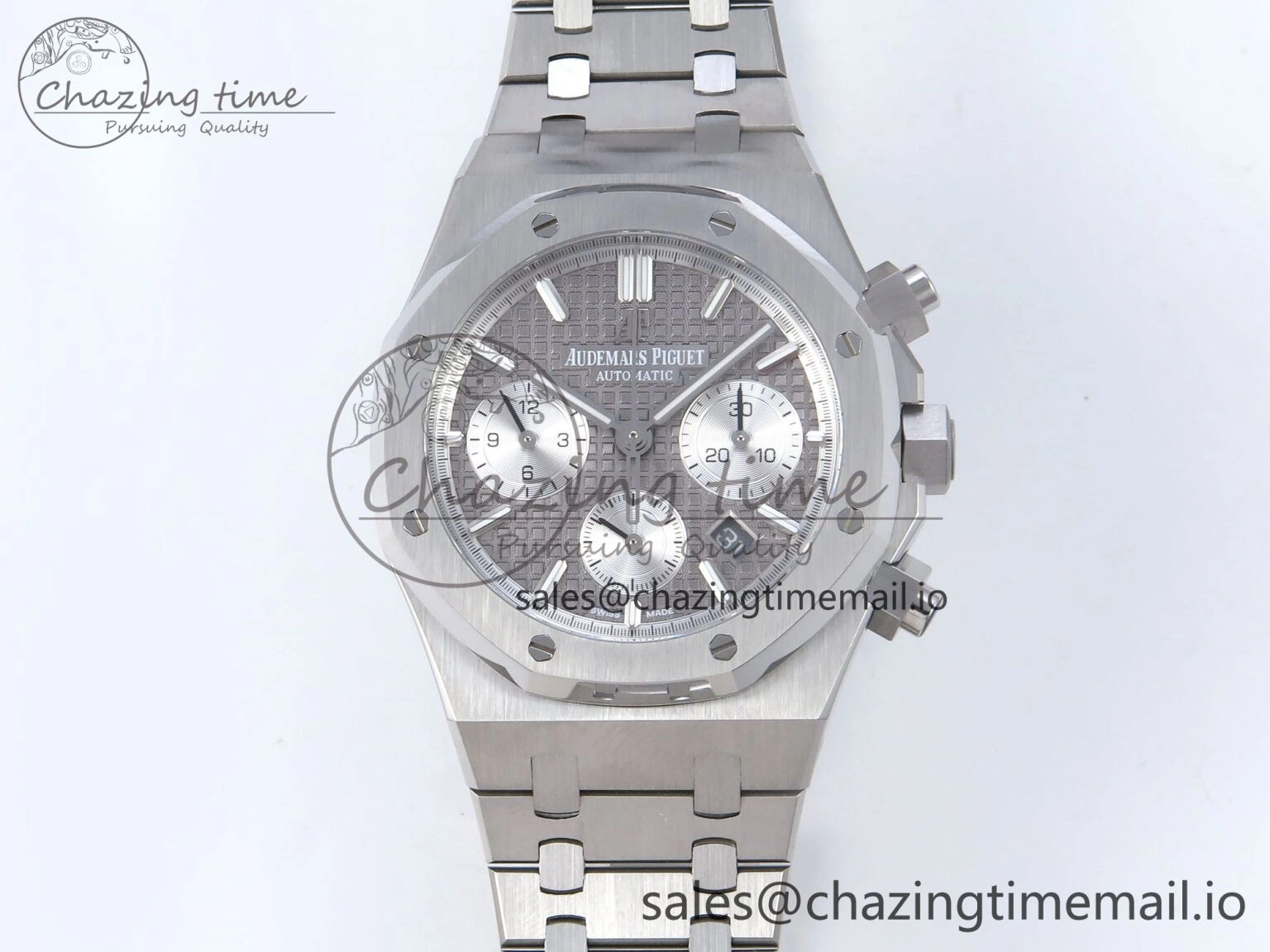 Breathable Royal Oak Chrono 26240ST SS BF Best Edition Gray Dial on SS Bracelet SH 4336