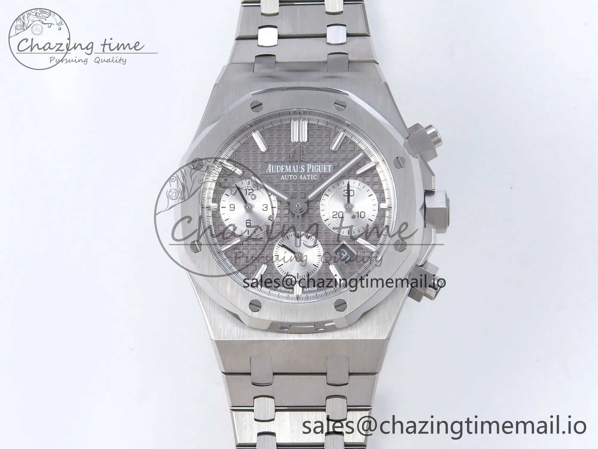Breathable Royal Oak Chrono 26240ST SS BF Best Edition Gray Dial on SS Bracelet SH 4336