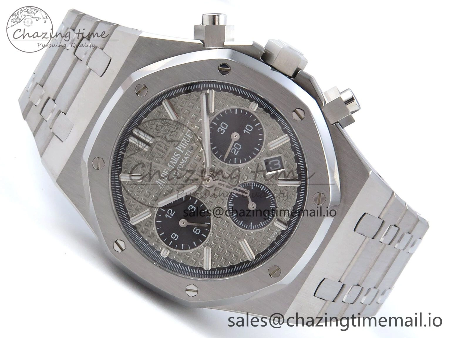 Royal Oak Chrono 26240ST SS BF Best Edition Gray Black Dial on SS Bracelet SH Functional 4334