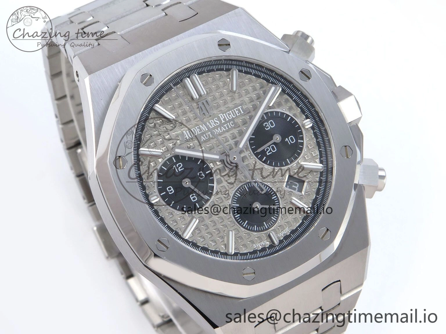 Royal Oak Chrono 26240ST SS BF Best Edition Gray Black Dial on SS Bracelet SH Functional 4334